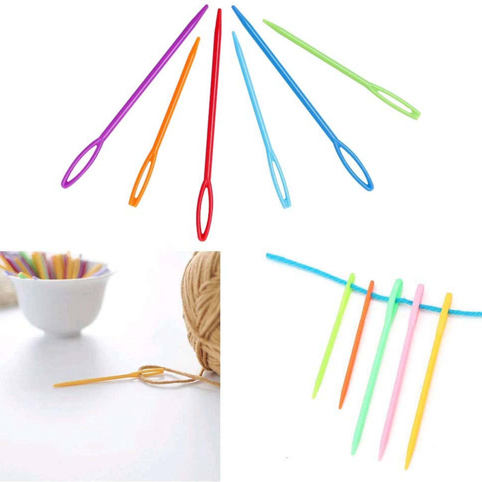 Crochet Hooks Set,9 PCS Ergonomic Grip Handles Knitting Needles Kit