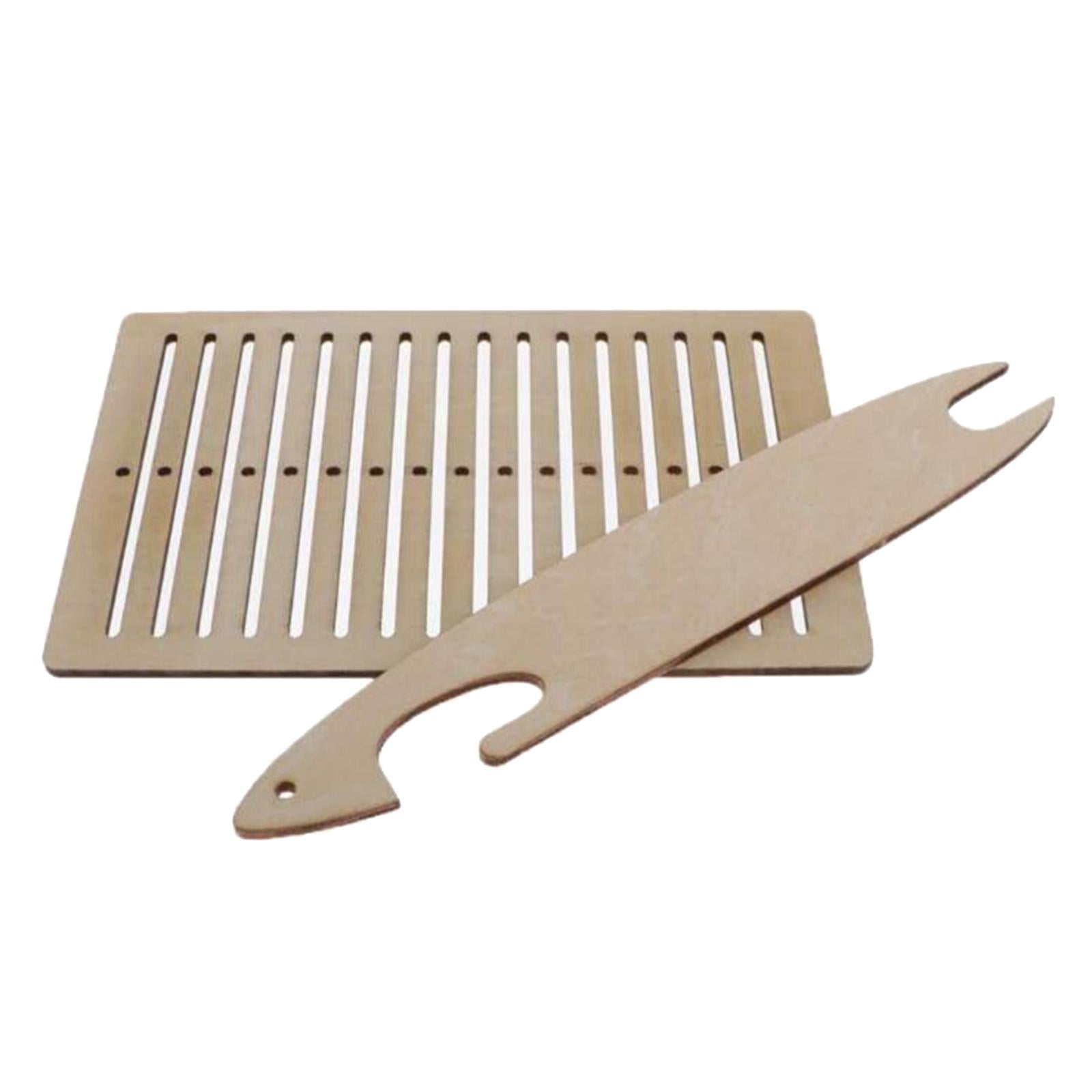 Wooden Weaving Looms Kit DIY Tapestry Rug Loom Machine for Adults Beginners