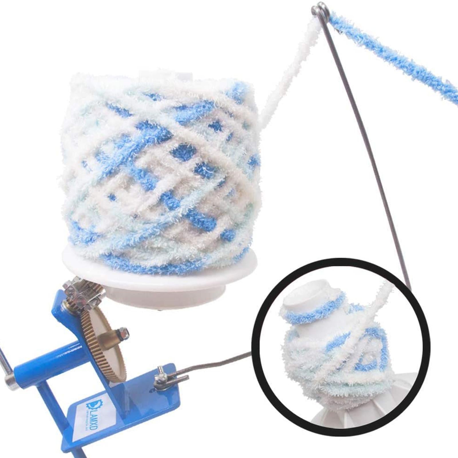 Handheld Heavy Duty Metal Lace Yarn Fiber Wool Ball Winder Hand Operated