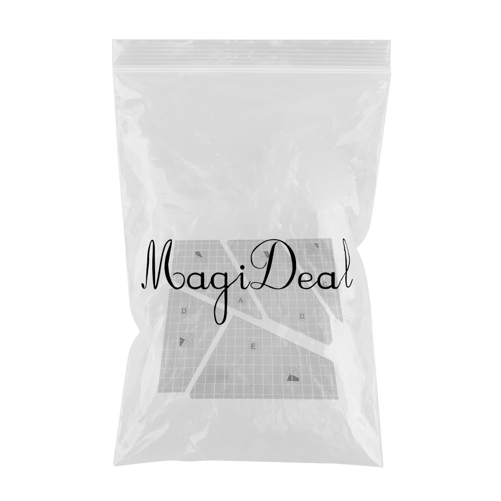 Transparent Multi-function Quilting Sewing Ruler Template Sewing Craft 5pcs