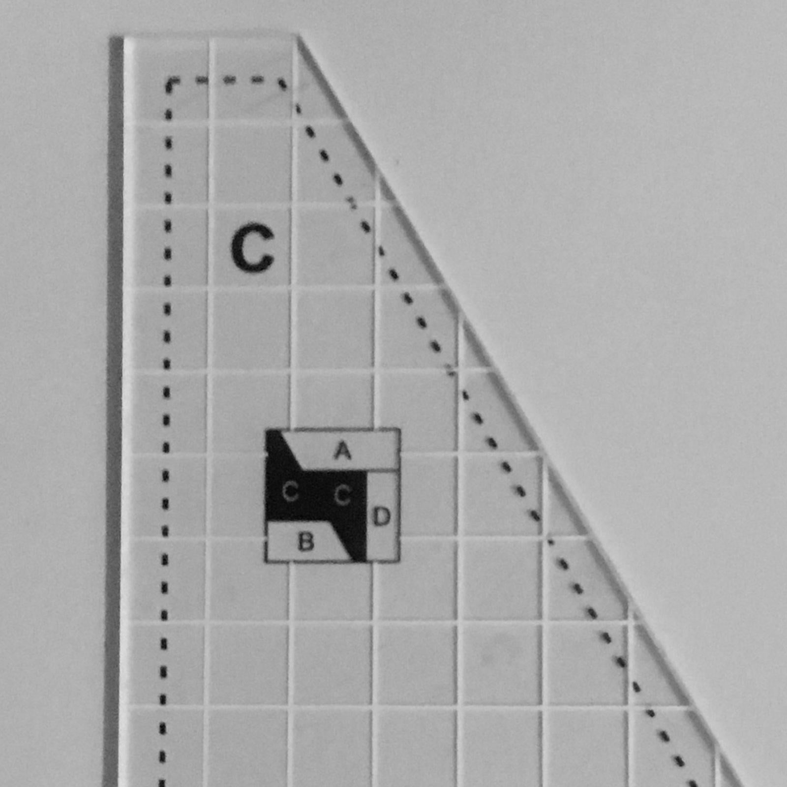 Transparent Multi-function Quilting Sewing Ruler Template Sewing Craft 3pcs
