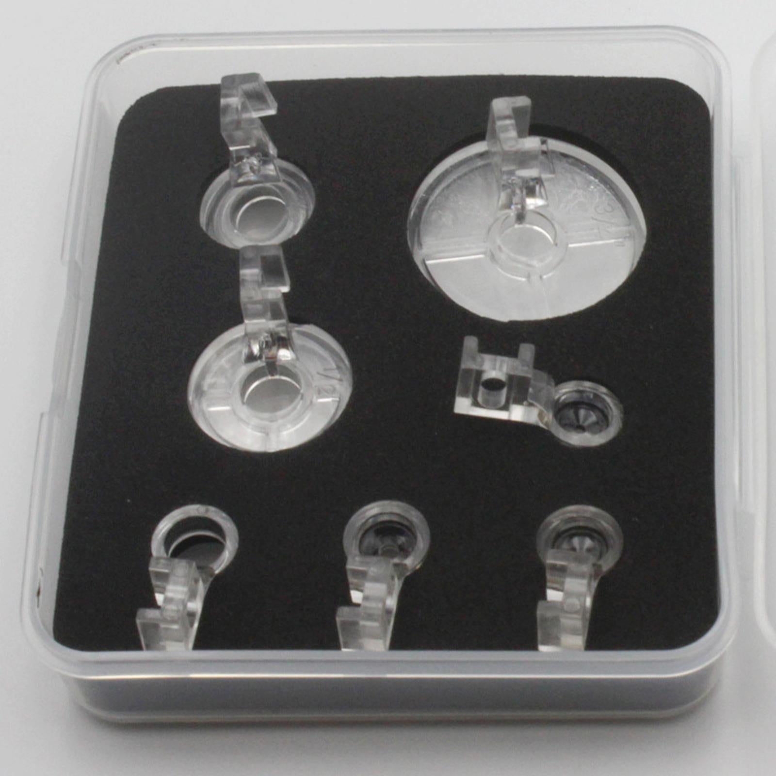 8Pack Low Shank Free Motion Ruler Foot Frame Quilting Sewing Presser Feet