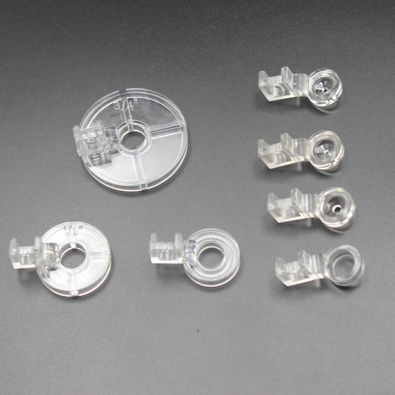 8Pack Low Shank Free Motion Ruler Foot Frame Quilting Sewing Presser Feet
