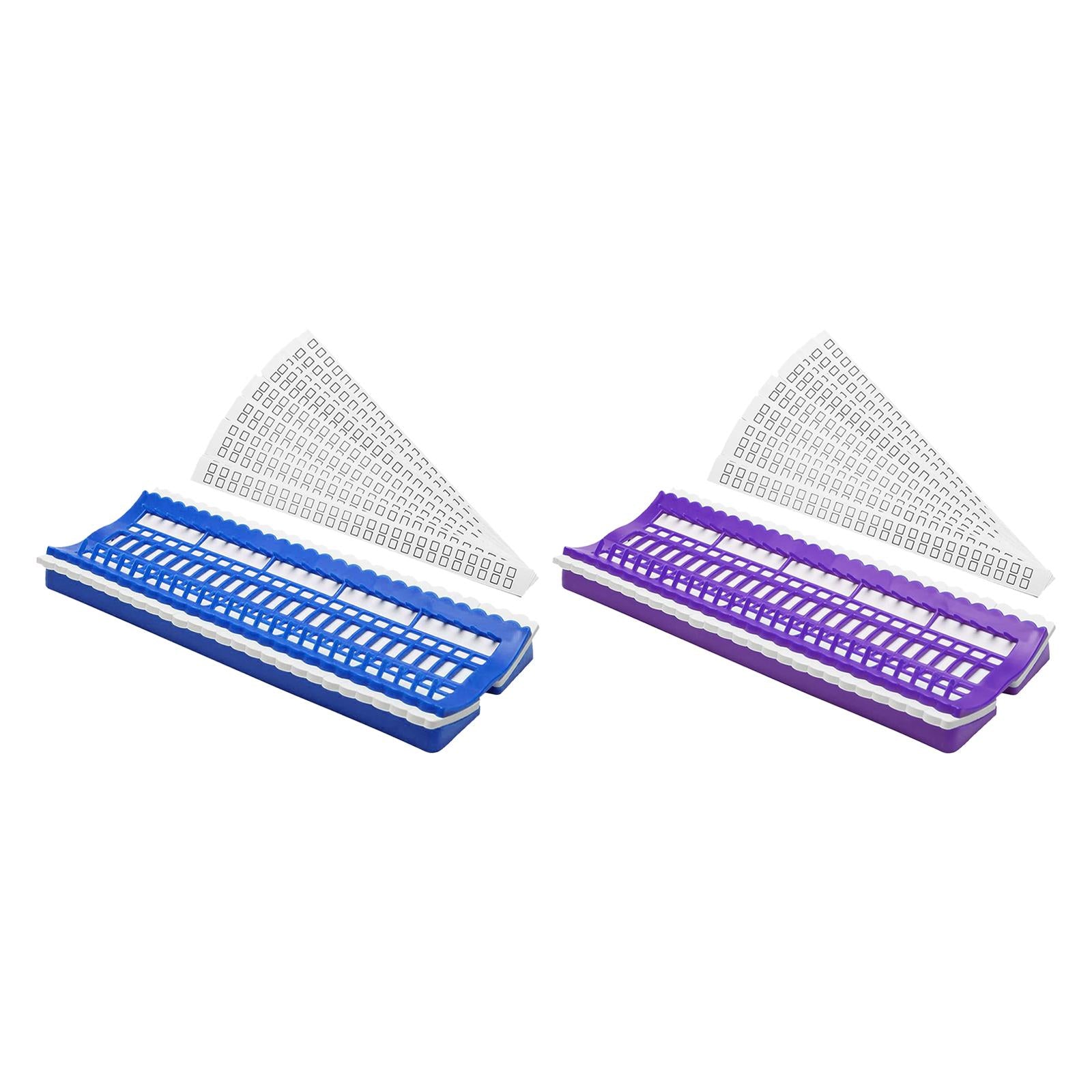 Embroidery Floss Organizer Cross Stitch Thread Organiser Sorting Card Purple