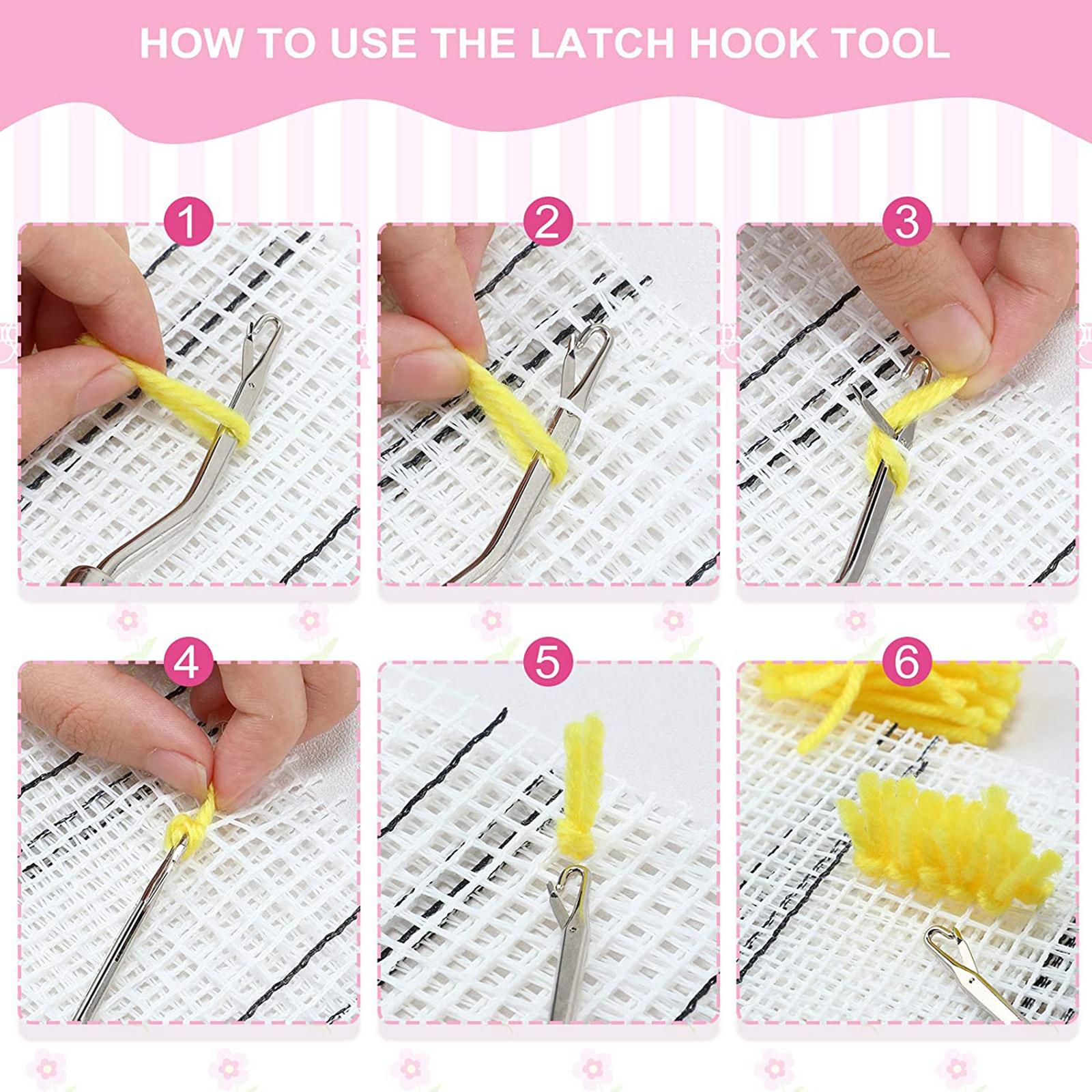 Yarn Cutter DIY Making Latch Hook Embroidery Crafting Tool Cutter Hook Mesh