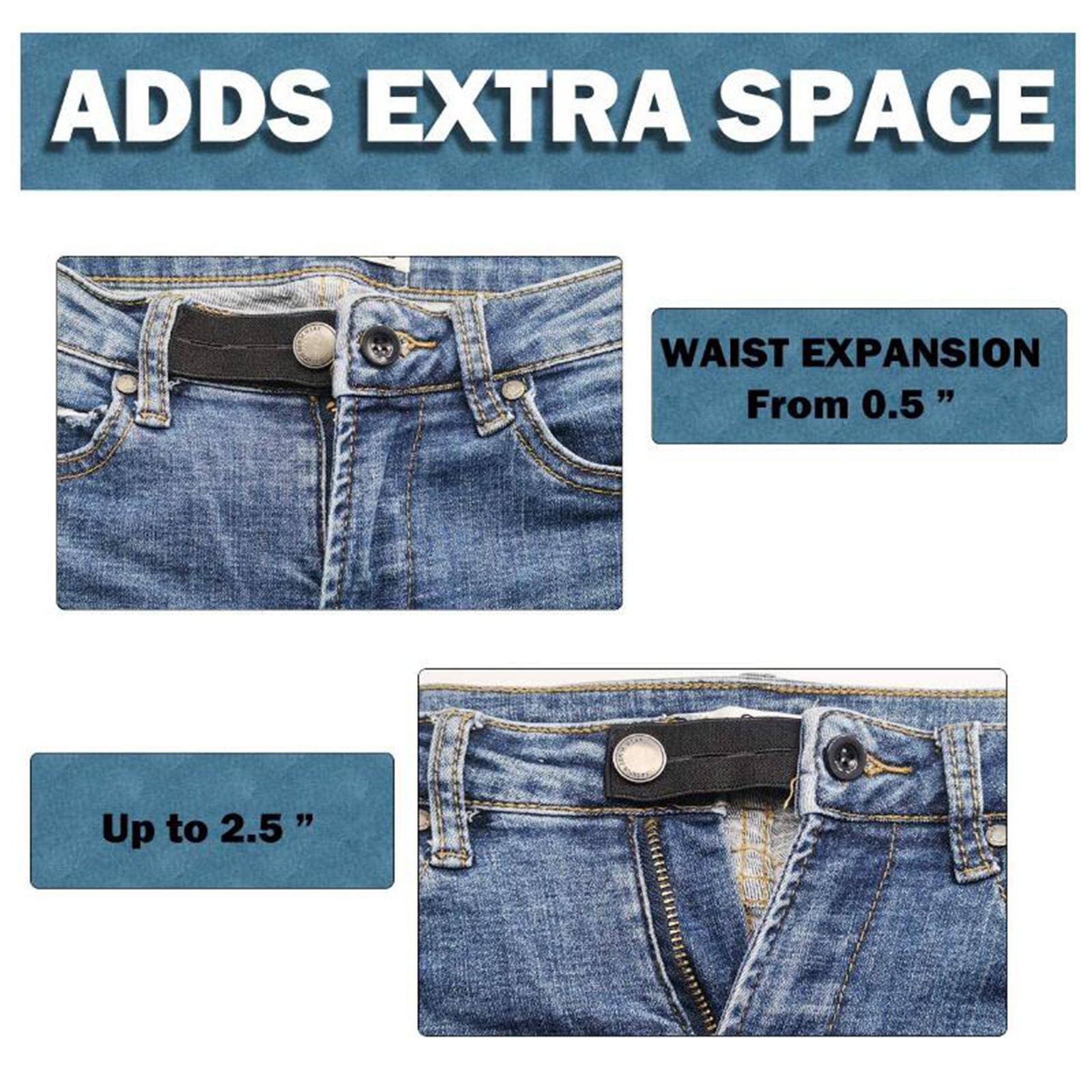 4 Pack Expander Button for Men and Women, Collar Extenders/Neck Extender