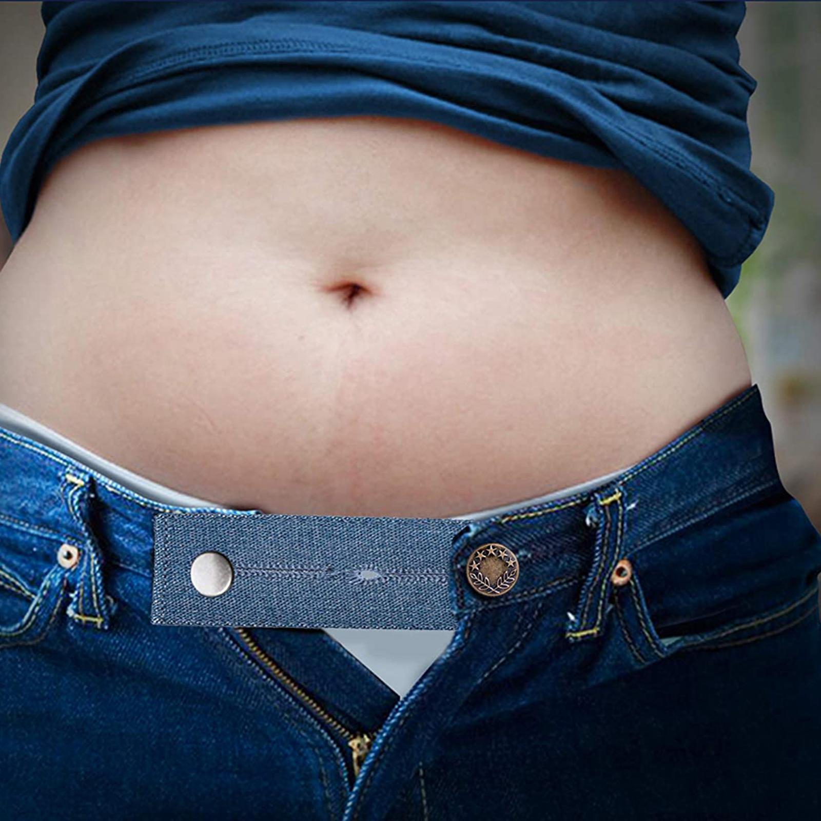 4Pack Buttons Extender Denim Jean Waist Extenders Pants Button Extender