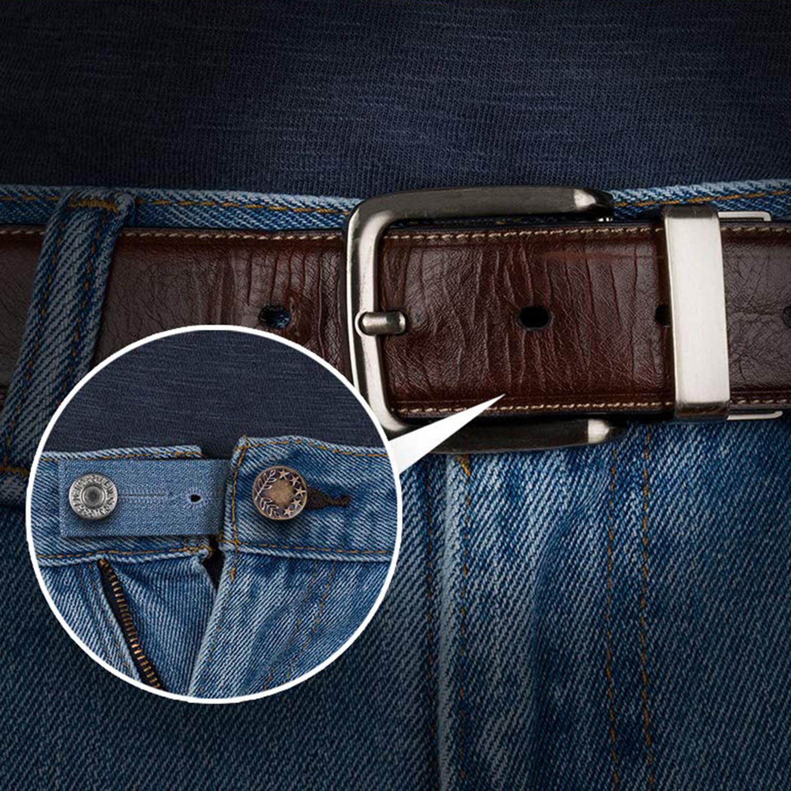 4Pack Buttons Extender Denim Jean Waist Extenders Pants Button Extender