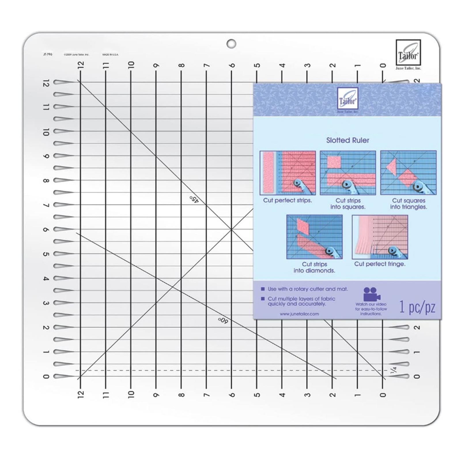Cutting Cloth Ruler for Patchwork Sewing Quilting Yardstick 431x406x2.5mm