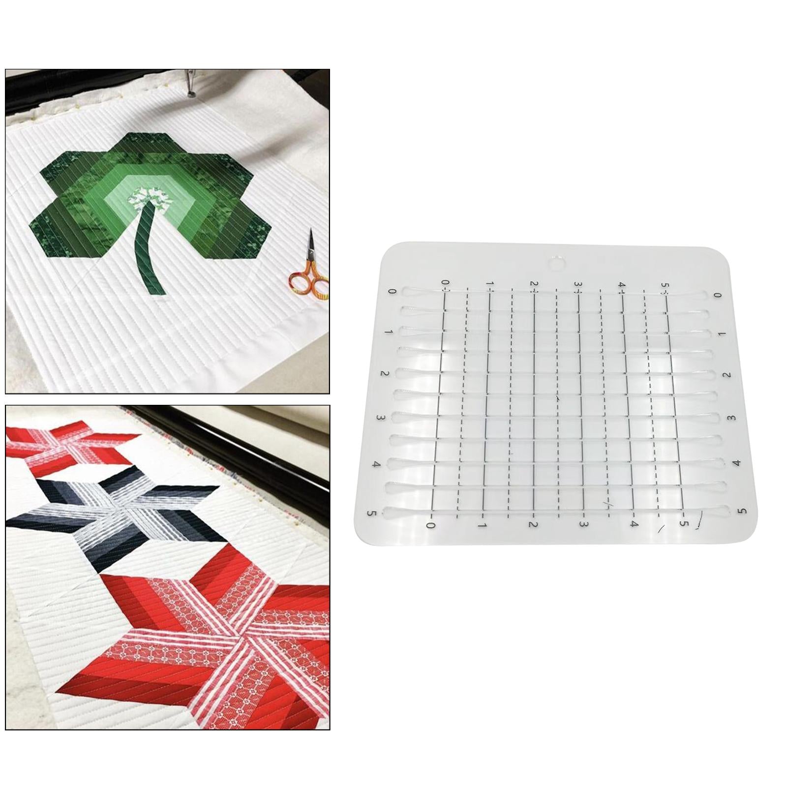 Cutting Cloth Ruler for Patchwork Sewing Quilting Yardstick 203x178x2.5mm