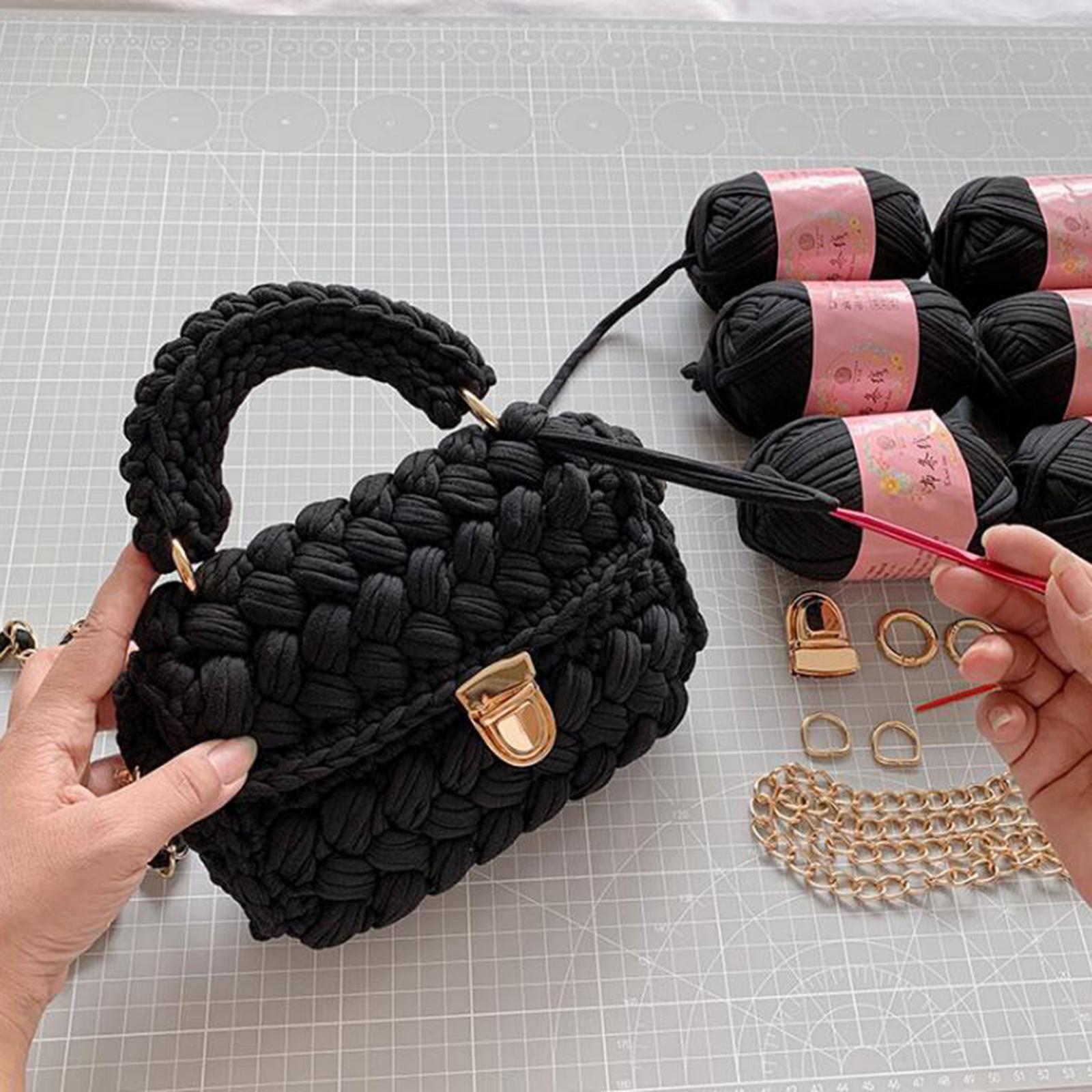 All In one Crochet Hooks Circular Needles 2.75mm-10mm Weaving Tools Yellow