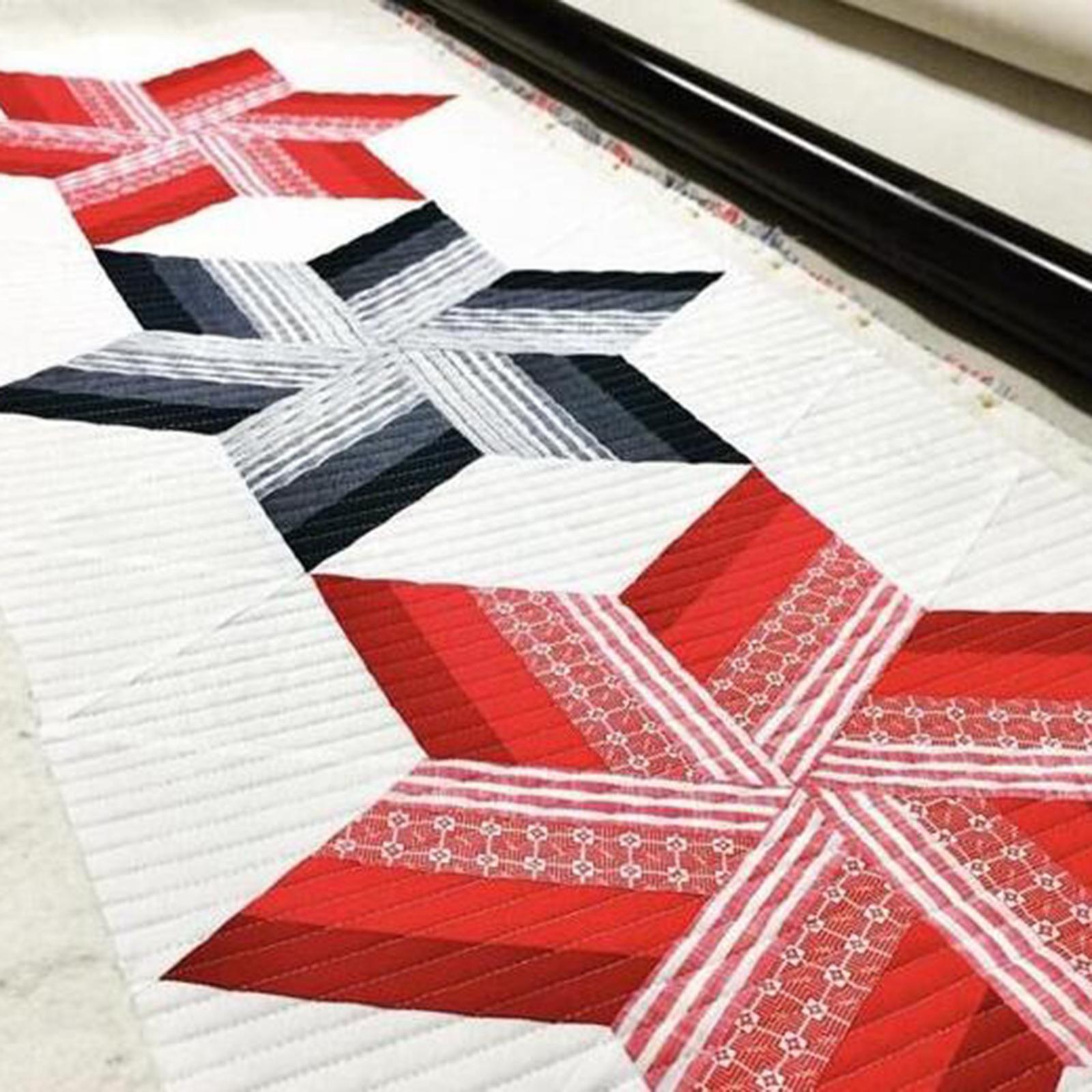 Durable Acrylic Quilting Template Crafting Quilt Twist n Stitch Square Ruler