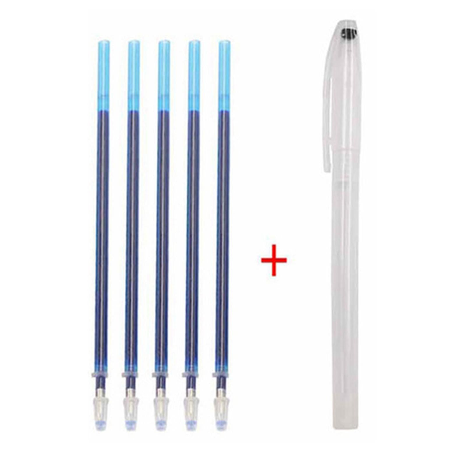 5 Pieces Water Soluble Embroidery Stabilizer with Pen for Machine Embroidery