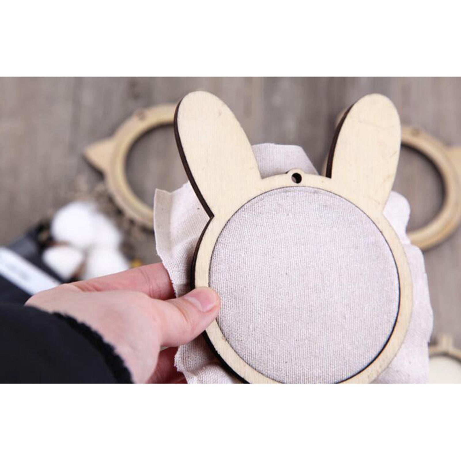 Animal Shape Tiny Embroidery Hoop for Handy Sewing Cross Stitch Frame Arts