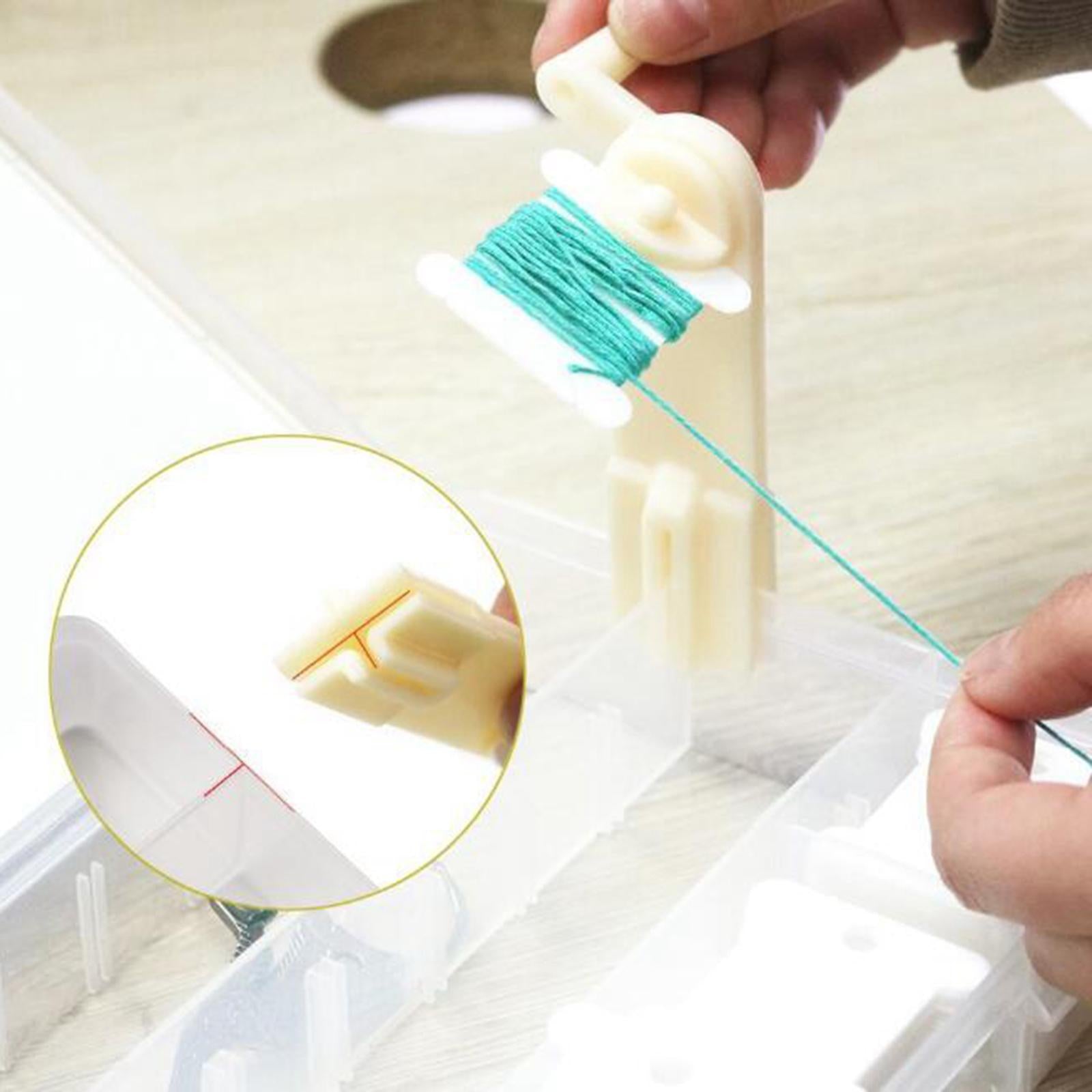 Plastic Floss Bobbins Thread Cards for Bobbins Winder Sewing Machine 105pcs