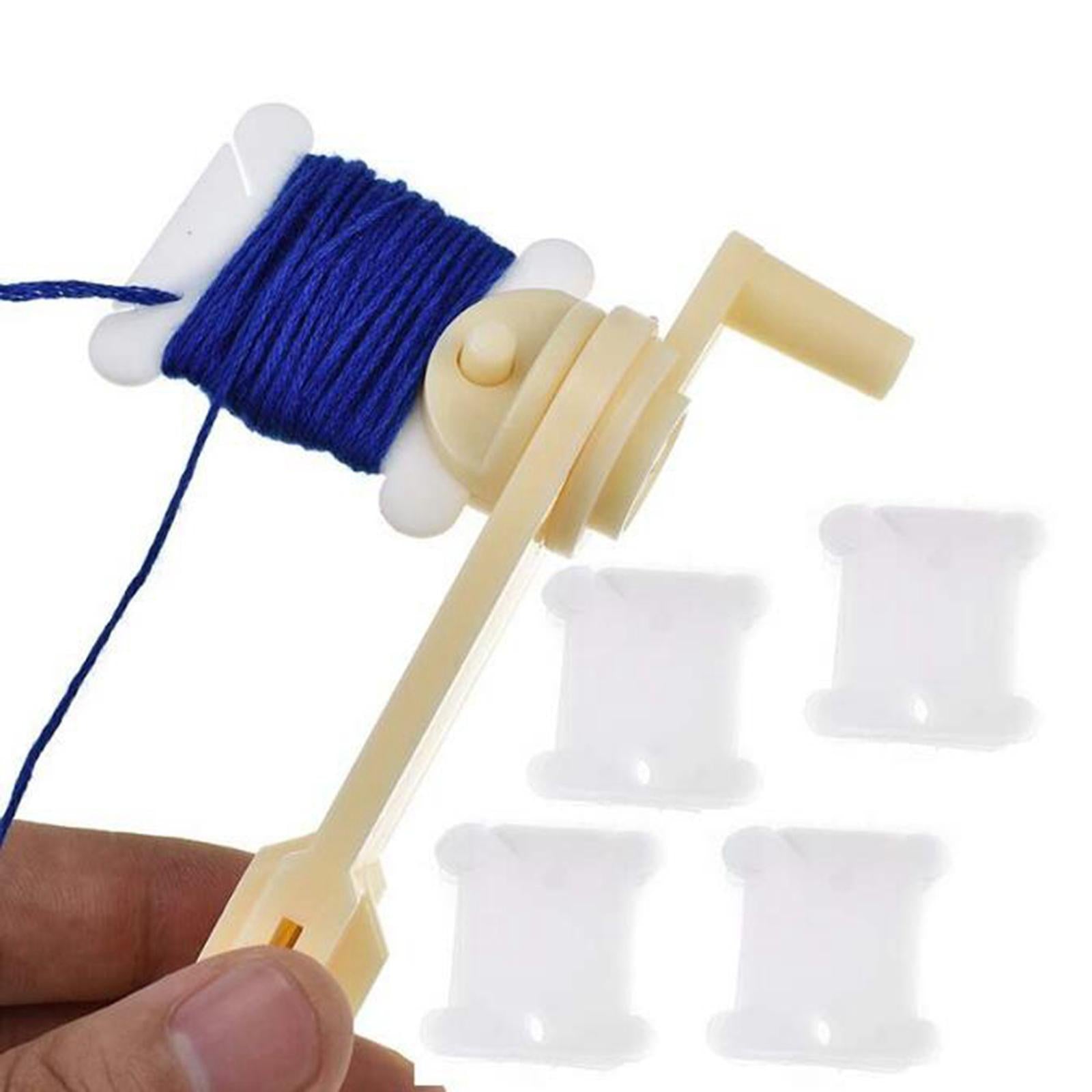 150pcs Plastic Floss Bobbins with 24Grids Embroidery Floss Organizer Box