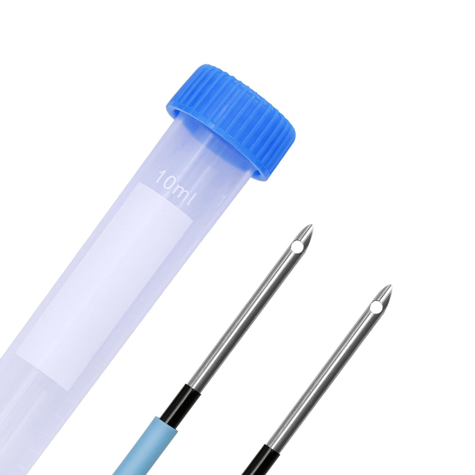 Embroidery Punch Needle Pen Sewing Kit Knitting Tool 2Pcs Needle 1Pc Tube