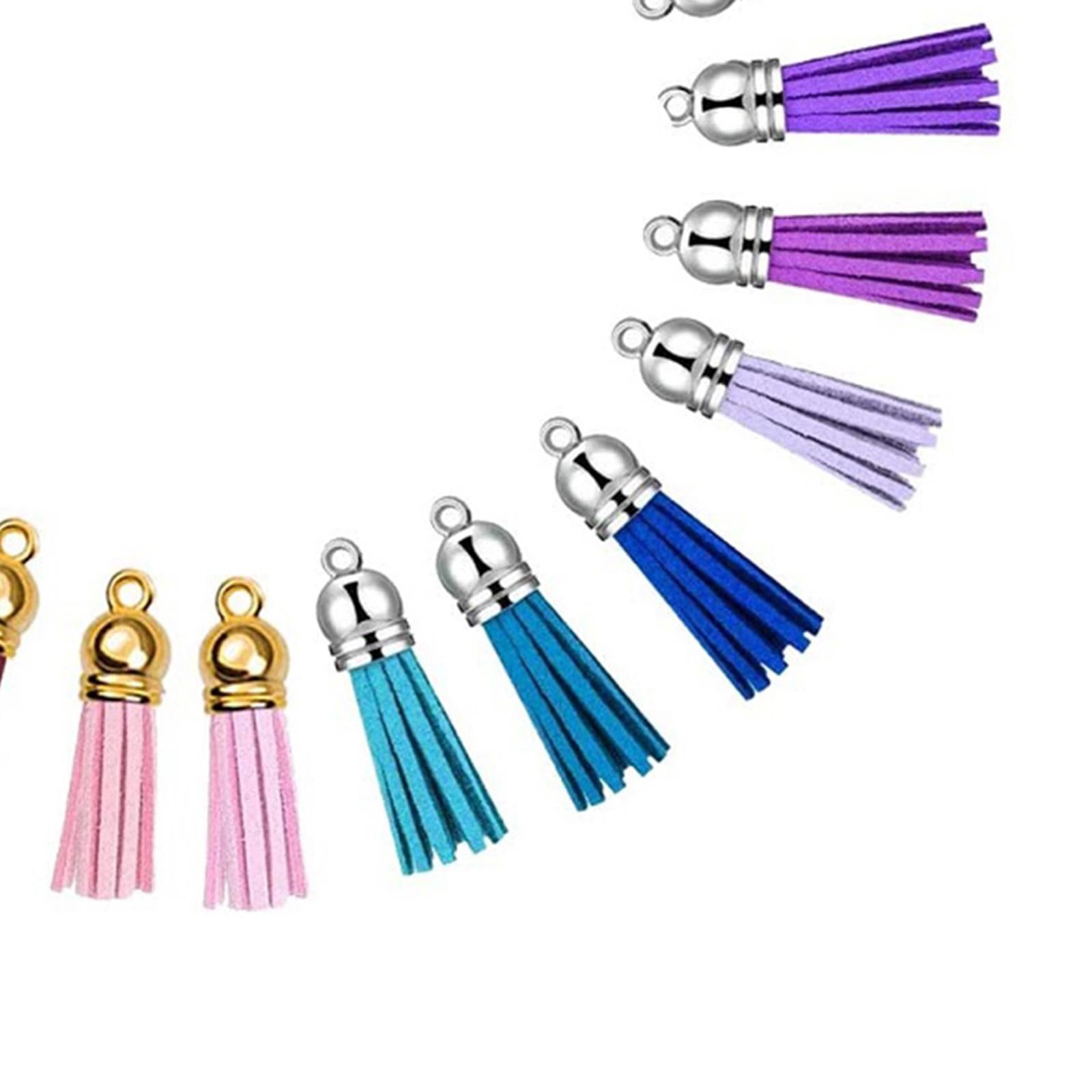 150pcs/Set Keychain Blanks Tassels DIY for Keychain Crafts Keepsake Making