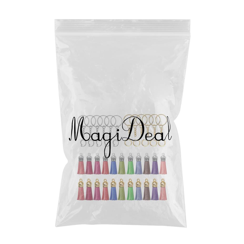 150pcs/Set Keychain Blanks Tassels DIY for Keychain Crafts Keepsake Making