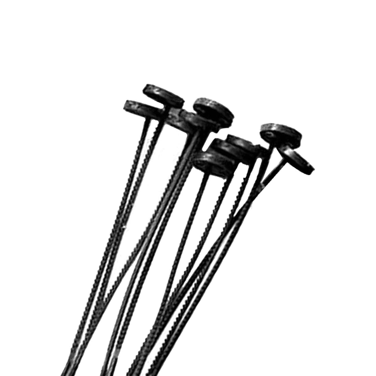 Plastic Quick Button Repair Convenient Needle Return Button Sew Black 10pcs