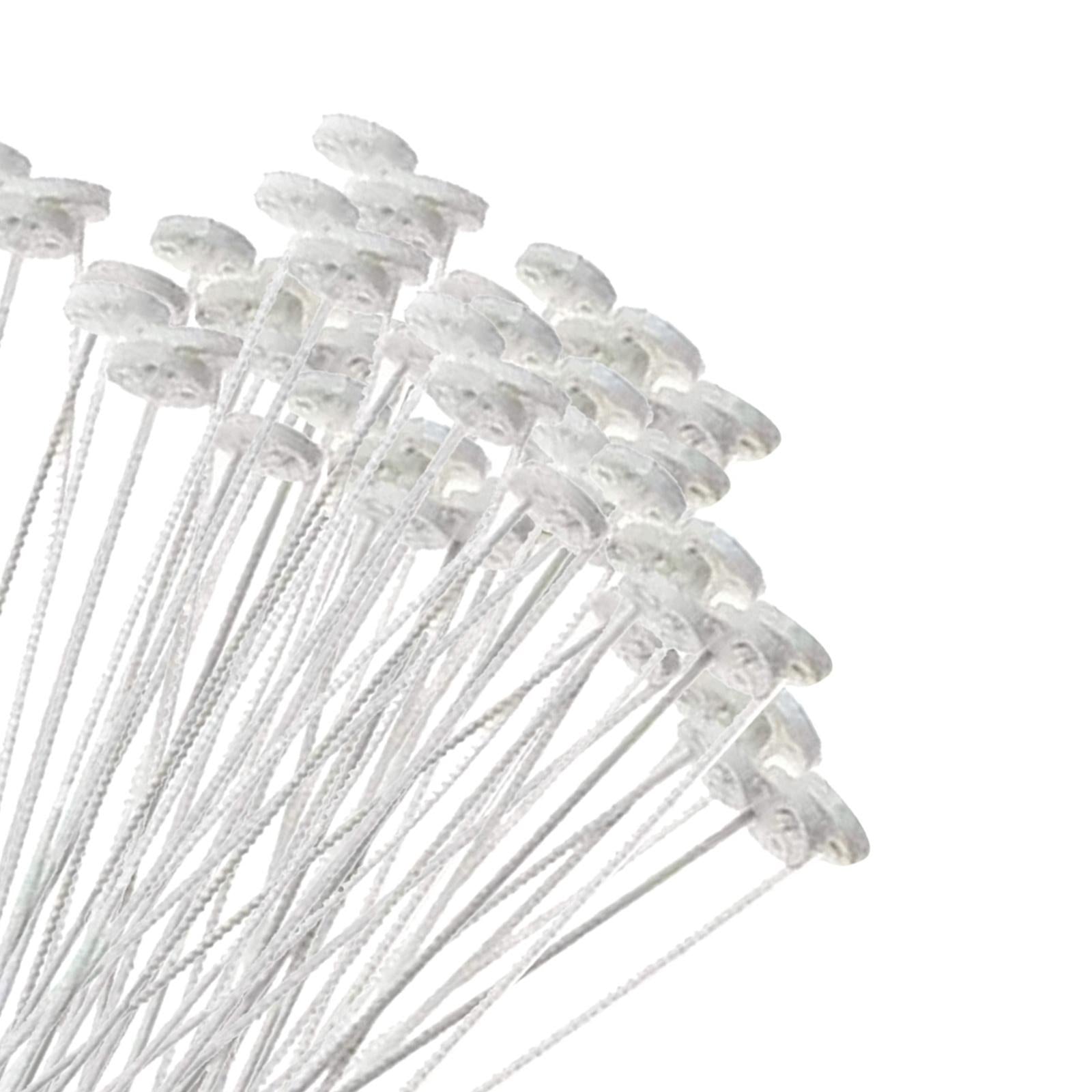 Plastic Quick Button Repair Convenient Needle Return Button Sew White 60pcs