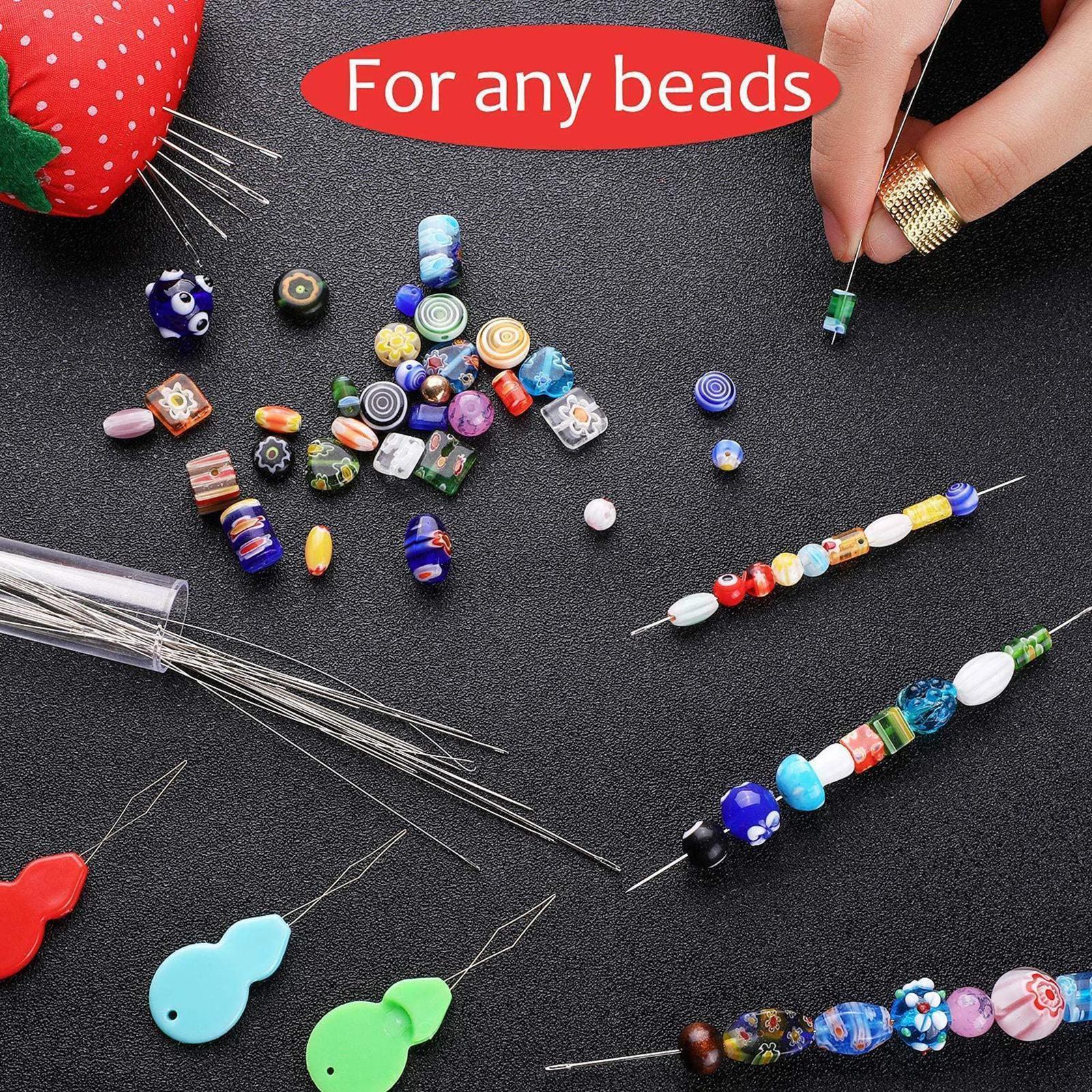 Big Eye Beading Needles Long Straight Embroidery Needle for Jewelry Making