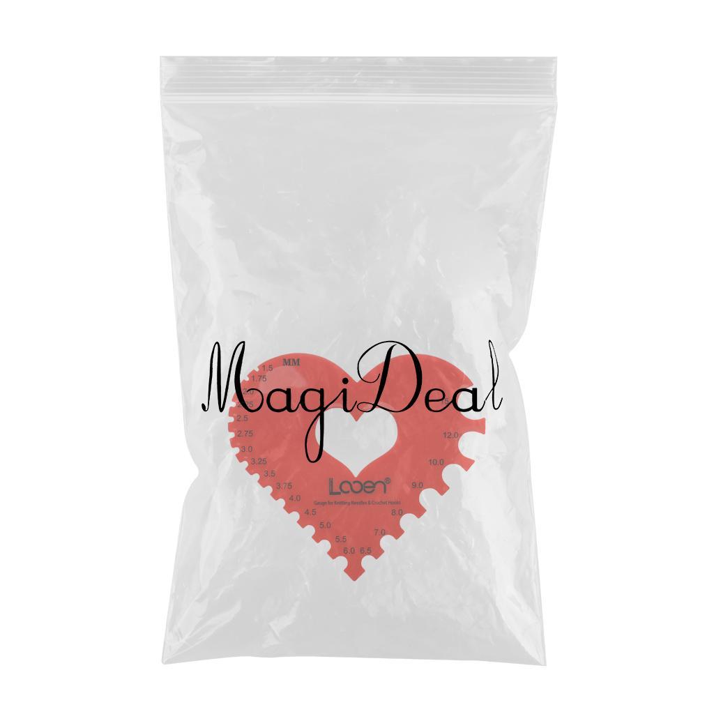 Slide On Knitting And Crochet Gauge 1.5-15MM