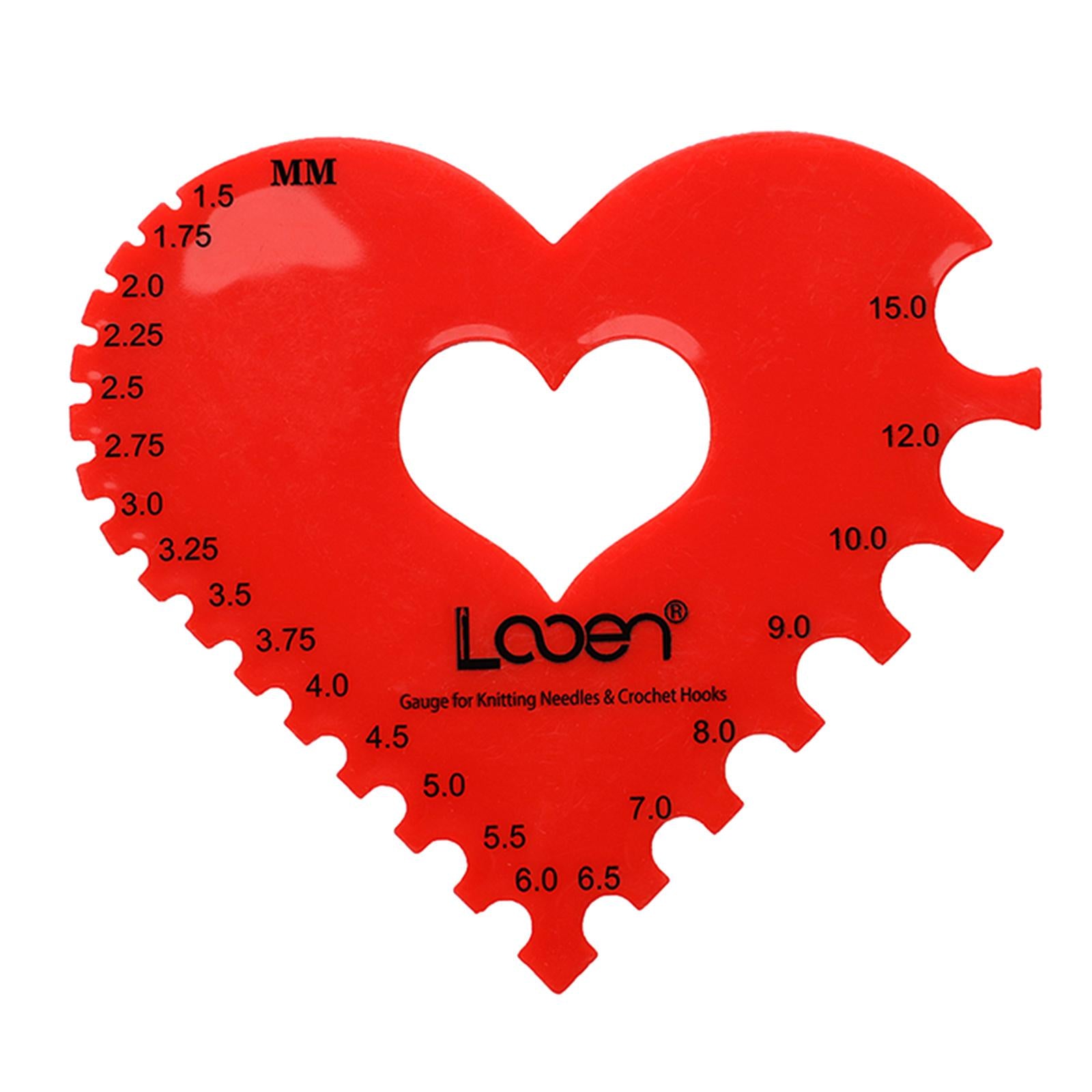 Slide On Knitting And Crochet Gauge 1.5-15MM