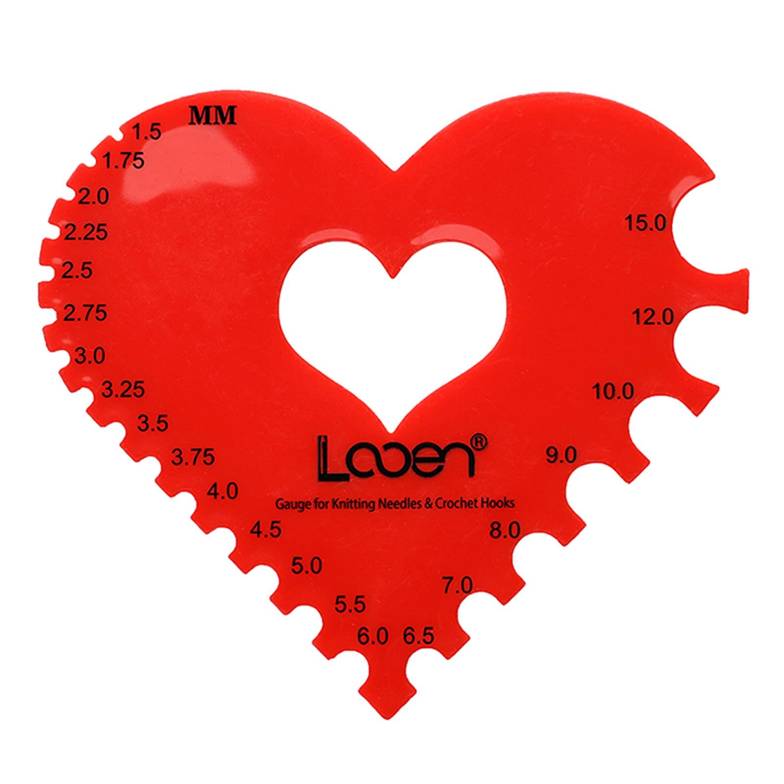 Slide On Knitting And Crochet Gauge 1.5-15MM