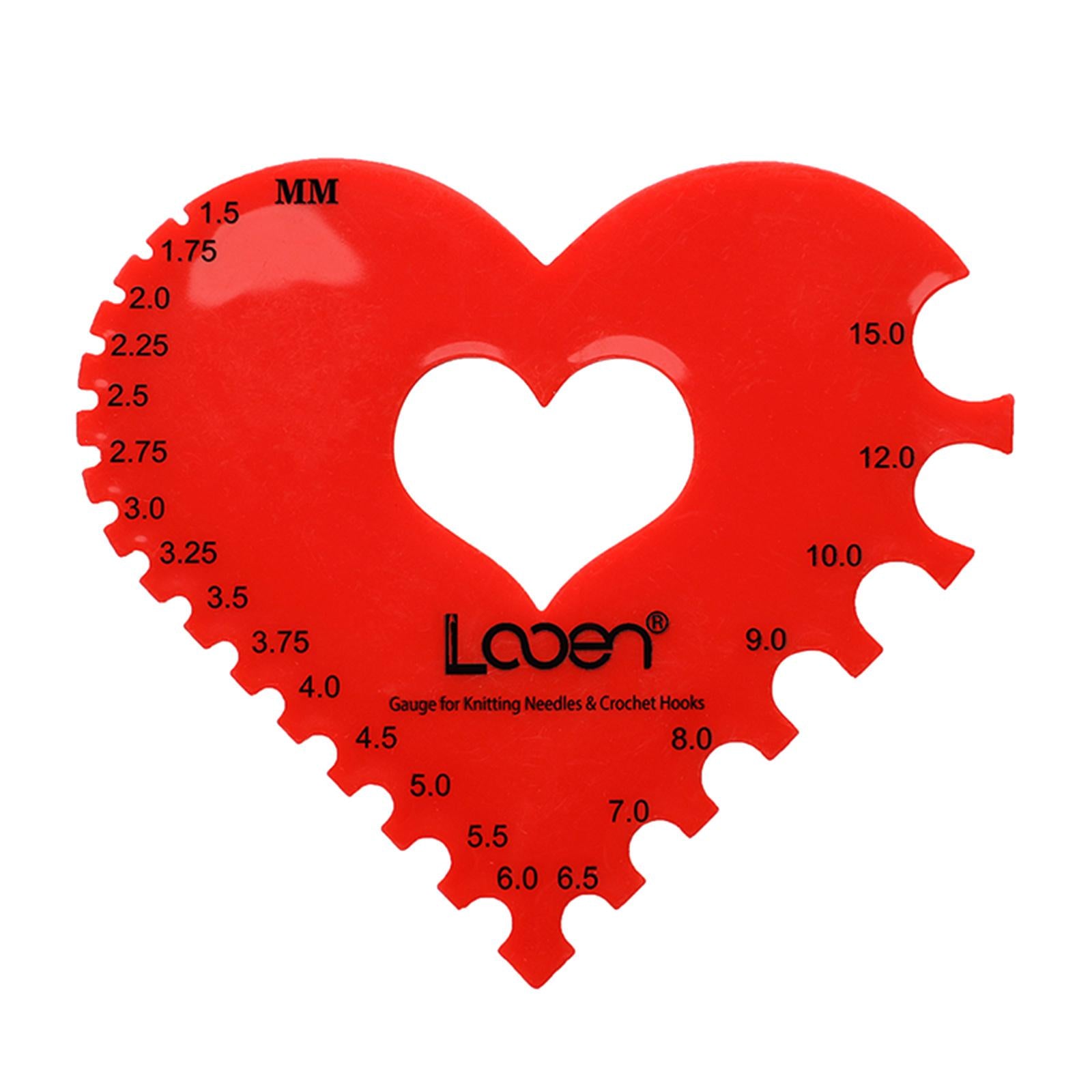 Slide On Knitting And Crochet Gauge 1.5-15MM