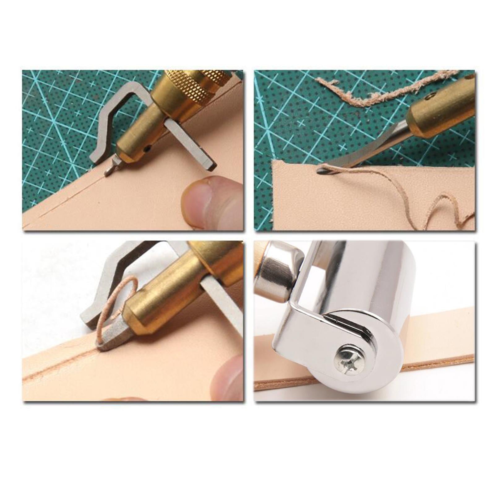 Leather Making Crafting Tools Kit Awl Punching Carving Leathercraft 38pcs