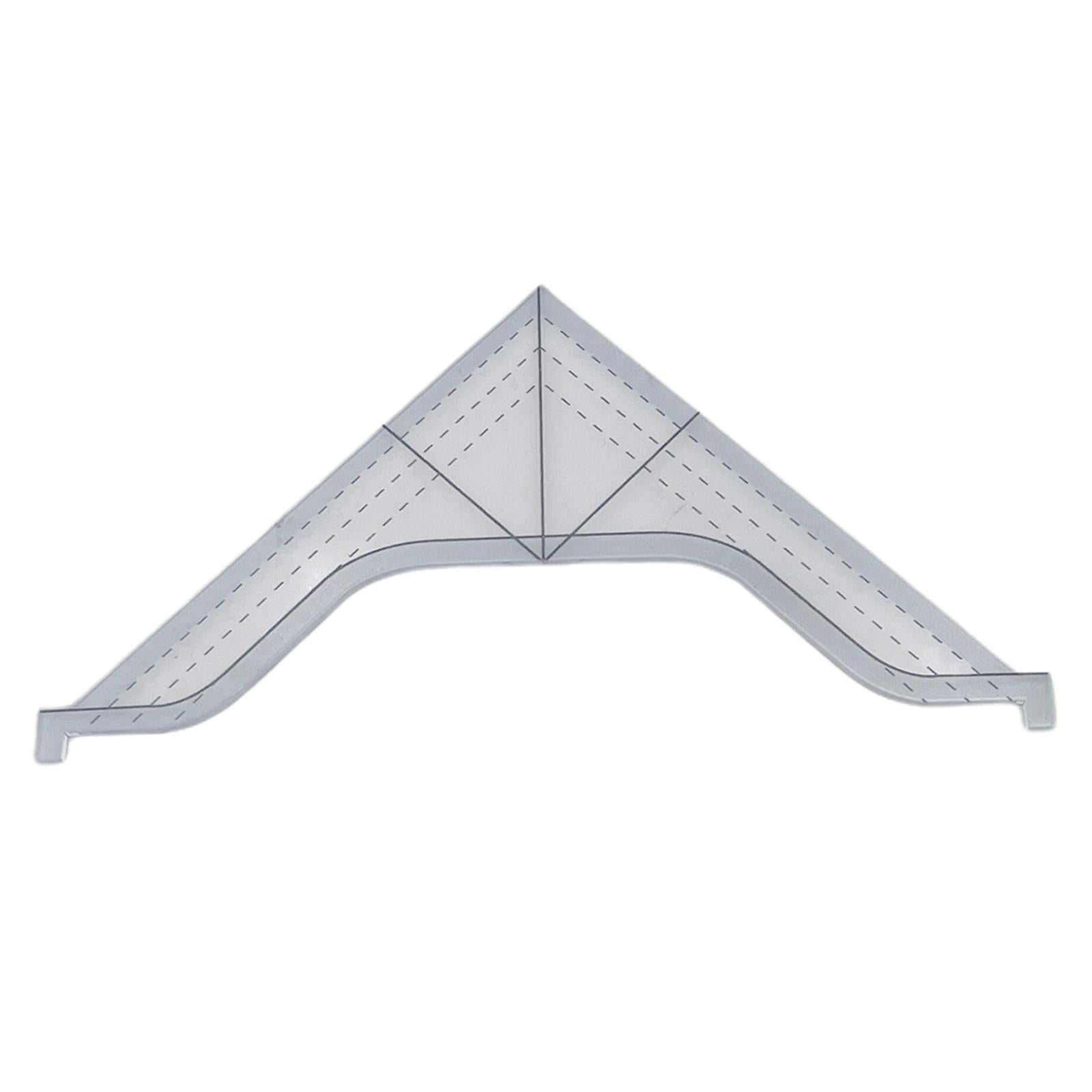 Creative Grids Machine Quilting Tool Sewing Patchwork Ruler Triangle Style