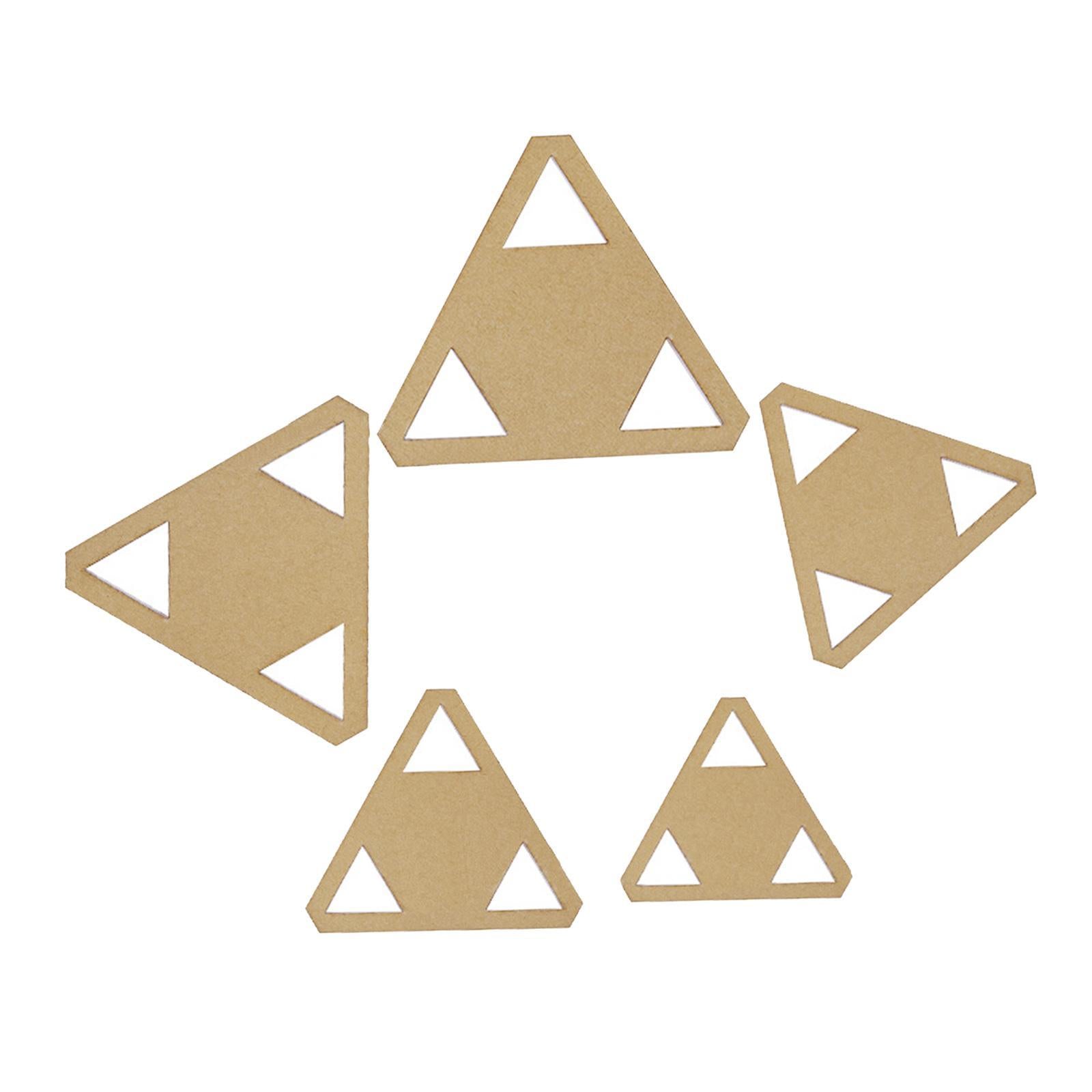 5x Acrylic Quilting Templates Stencil Rulers DIY Tool for Patchwork Triangle
