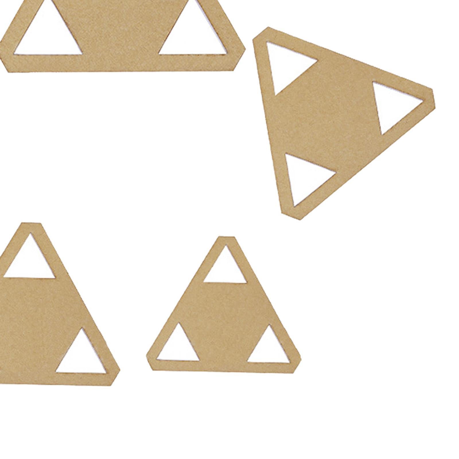 5x Acrylic Quilting Templates Stencil Rulers DIY Tool for Patchwork Triangle