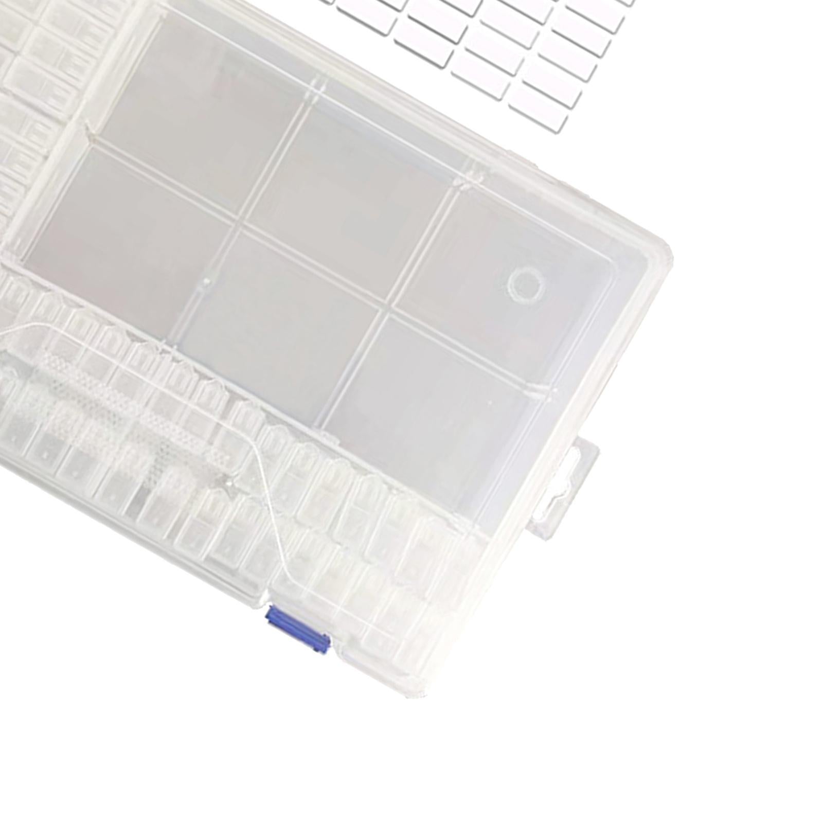 Diamond Painting Tools Kits 64 Slots Storage Box Bag Blank Stickers 66pcs