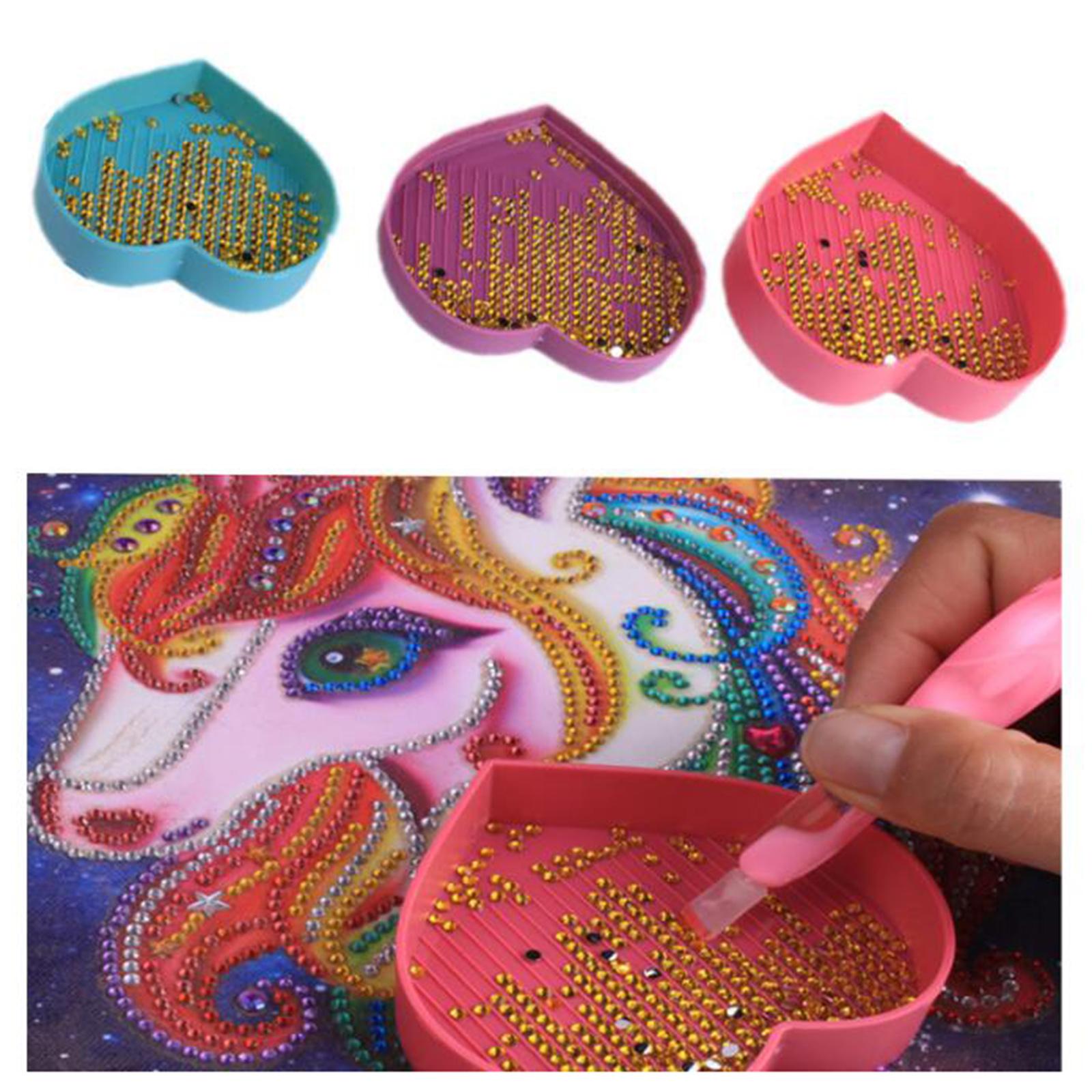 Diamond Painting Tools Kits 64 Slots Storage Box Bag Blank Stickers 86pcs