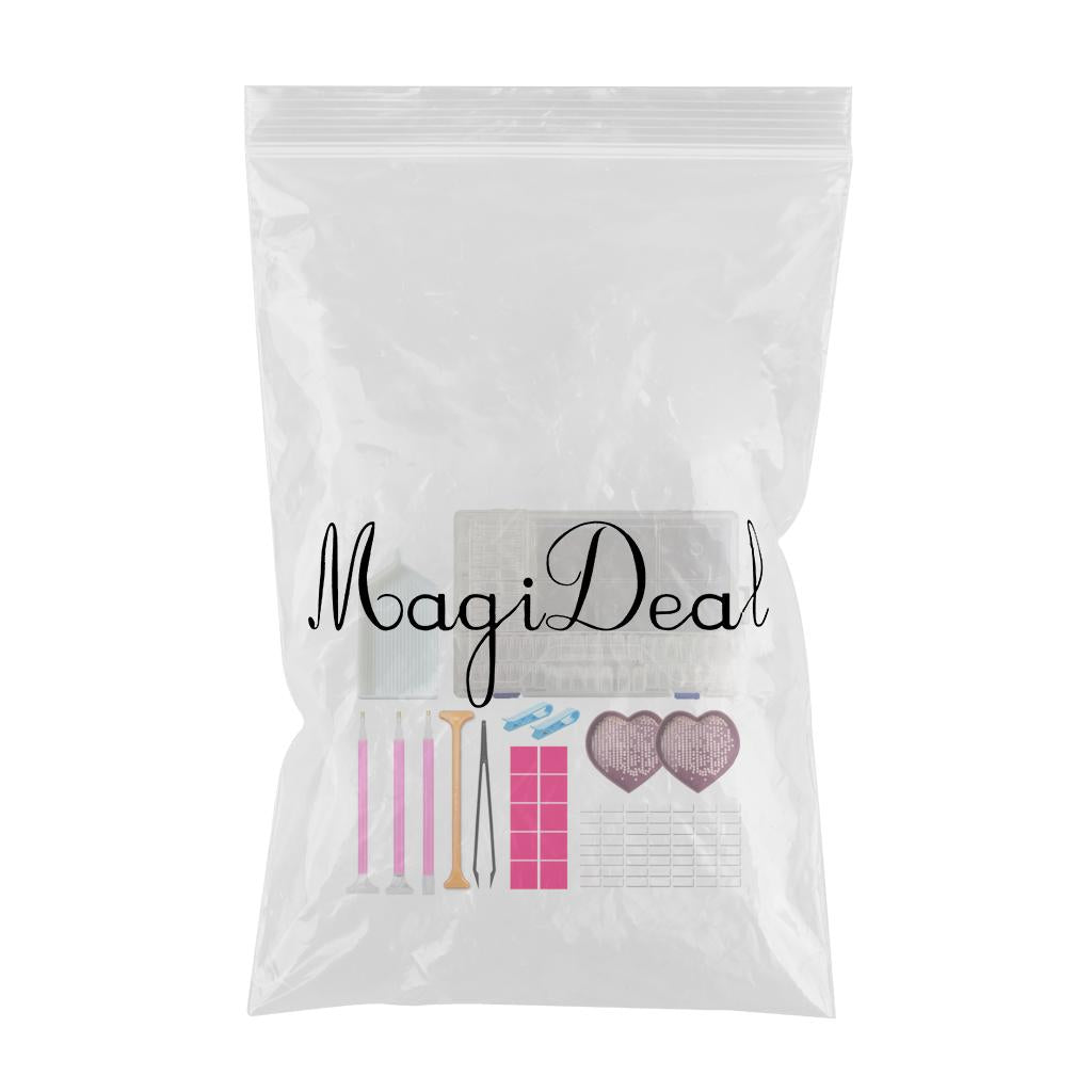 Diamond Painting Tools Kits 64 Slots Storage Box Bag Blank Stickers 86pcs