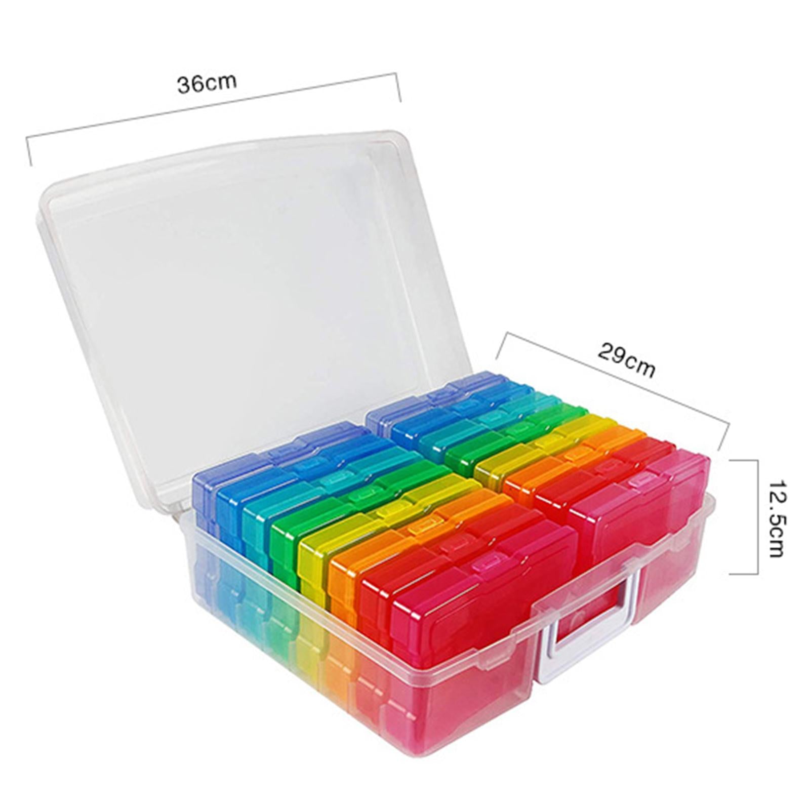Solid Photo Case 4 x 6" Photo Box Storage 16 Inner Photo Keeper Photo Box"