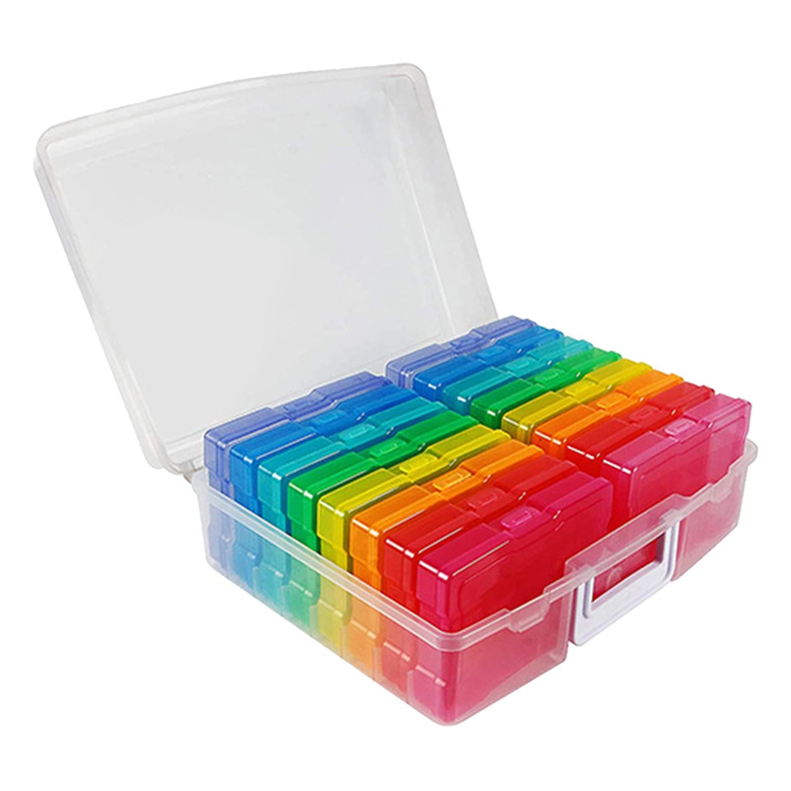 Solid Photo Case 4 x 6" Photo Box Storage 16 Inner Photo Keeper Photo Box"