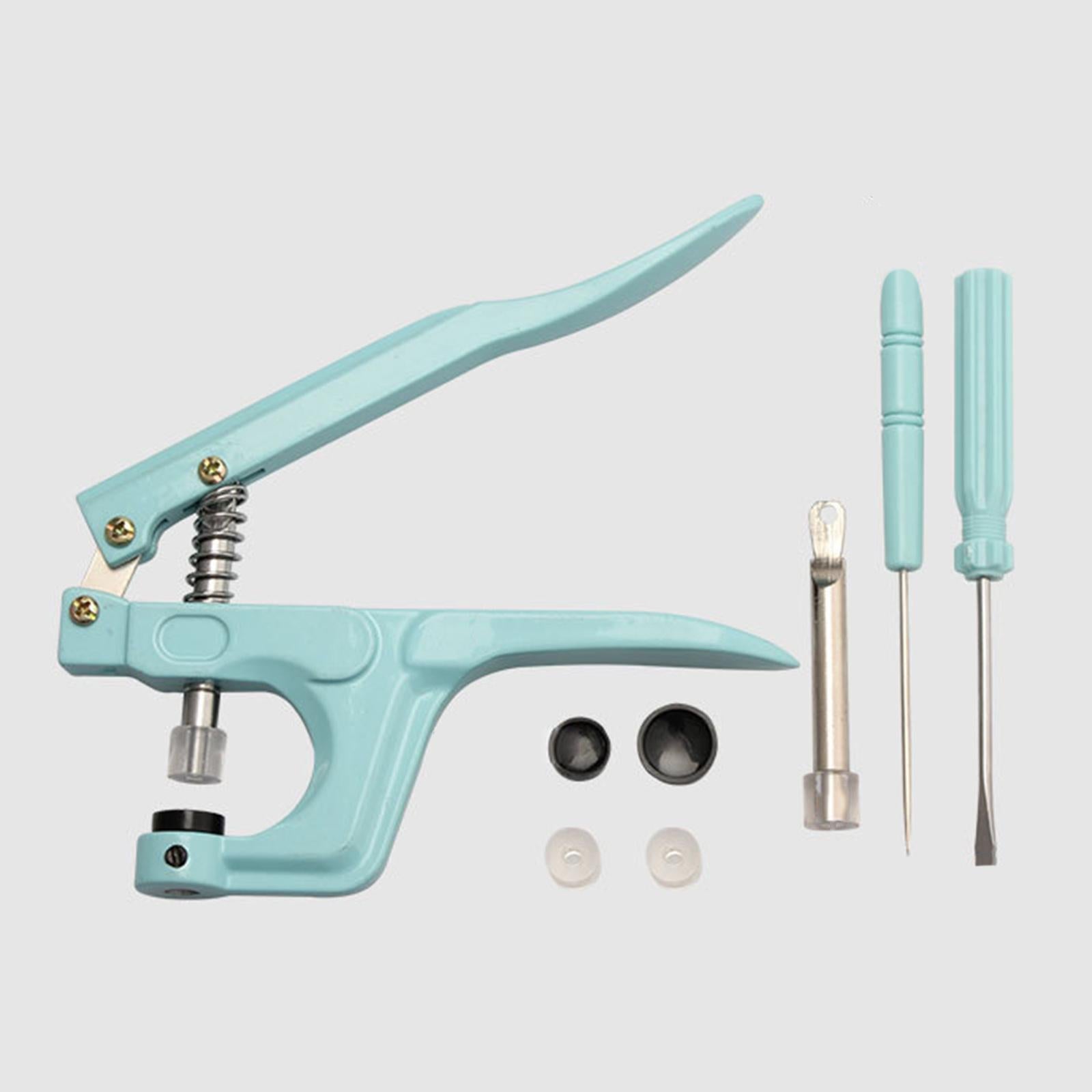 DIY Snap Fastener Pliers for Diaper Bibs Fastening Replacing Repairing Blue