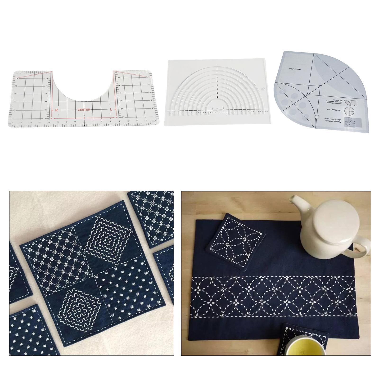 T-Shirt Guide Ruler Alignment Tool Quilting Templates 43.1x17.7cm