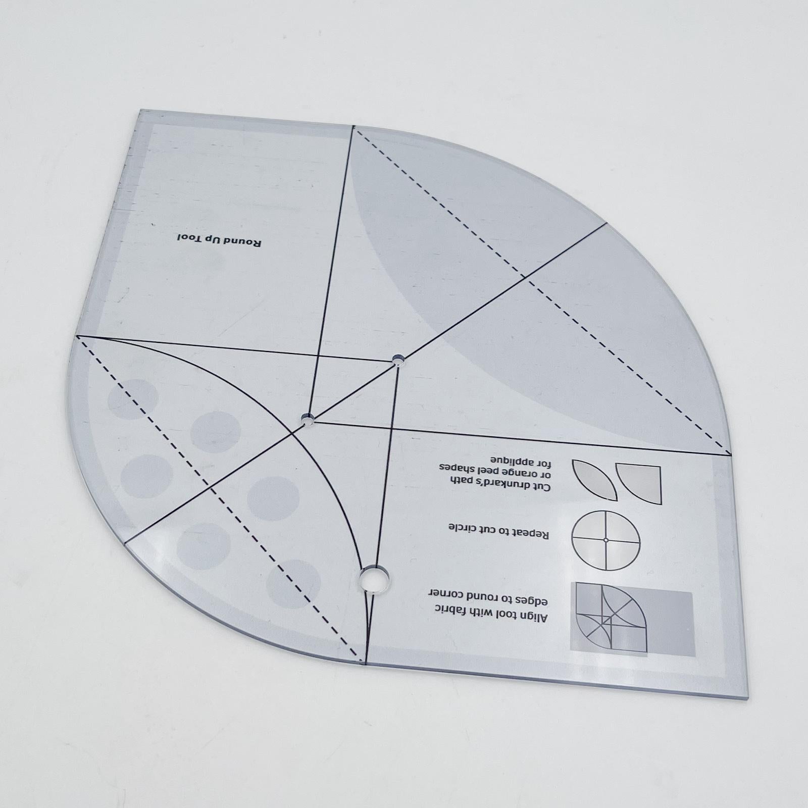 T-Shirt Guide Ruler Alignment Tool Quilting Templates 21.5x21.5cm