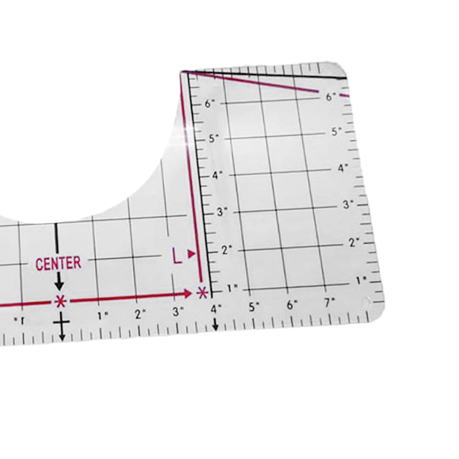 T-shirt Alignment Ruler Tool Guide Silhouette T-shirt Designs DIY