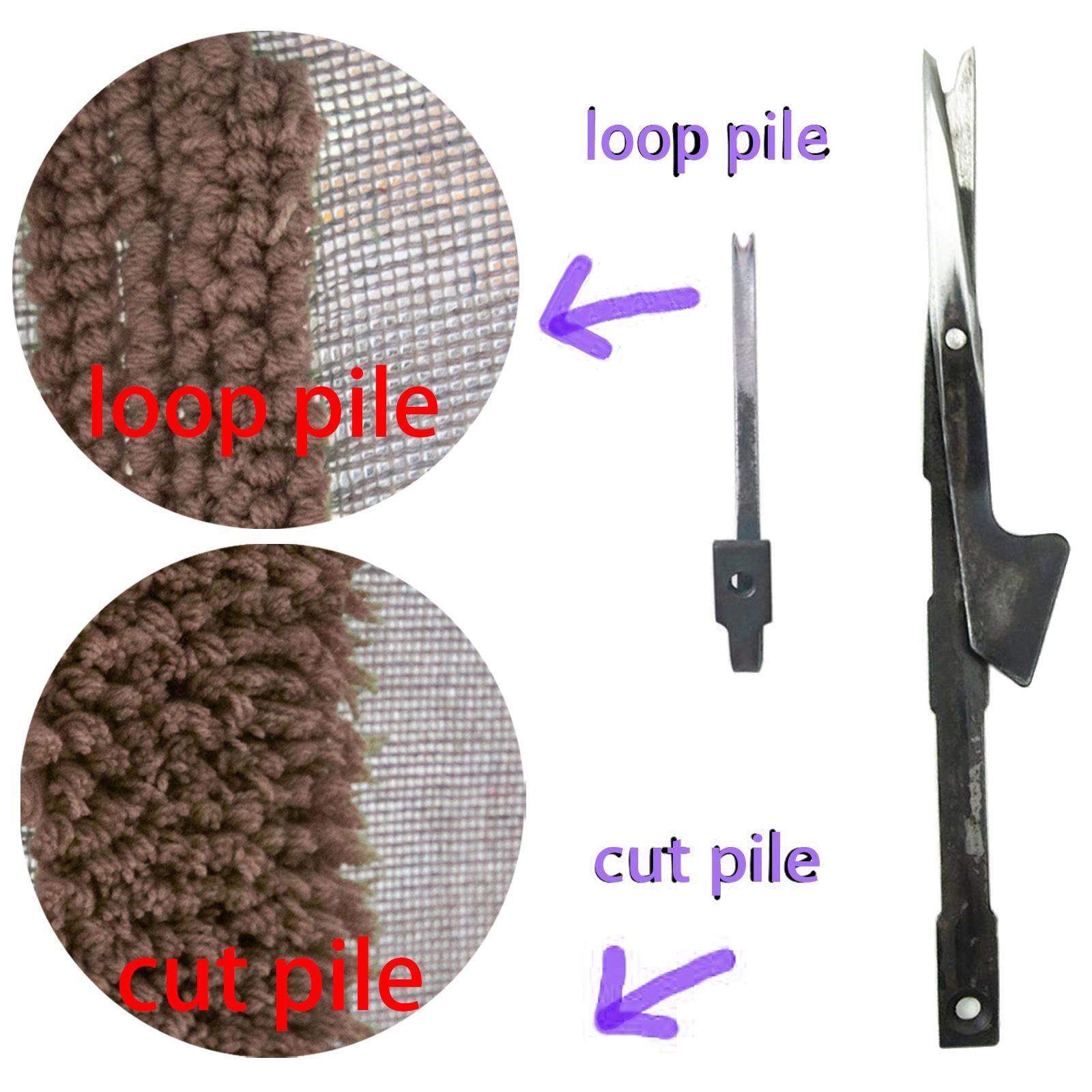 Scissors for Electric Hand Carpet Tufting Gun Rug Flocking Machine Cut Pile