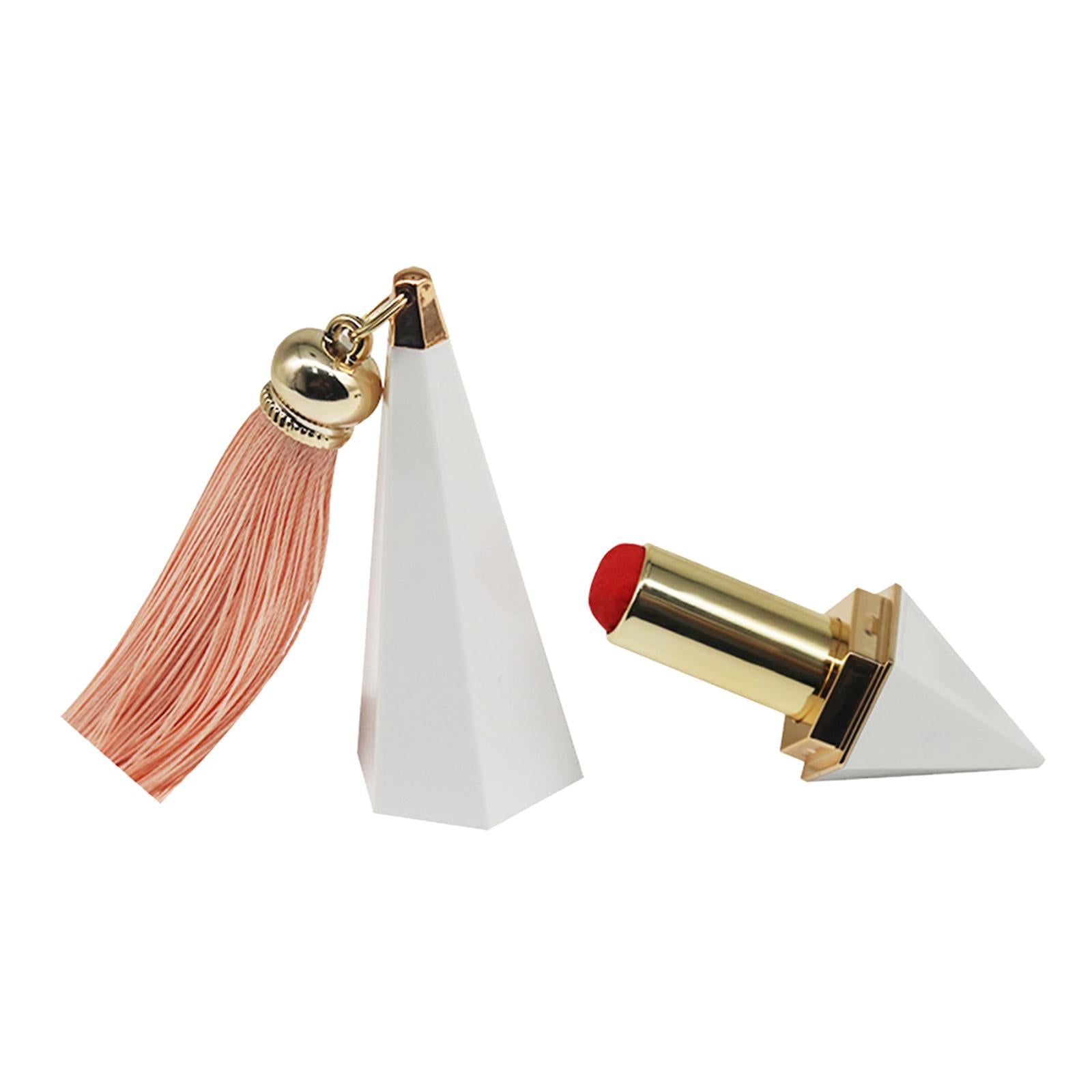 Sewing Pincushion Decorative Lipstick Embroidery Pin Cushion Holder White