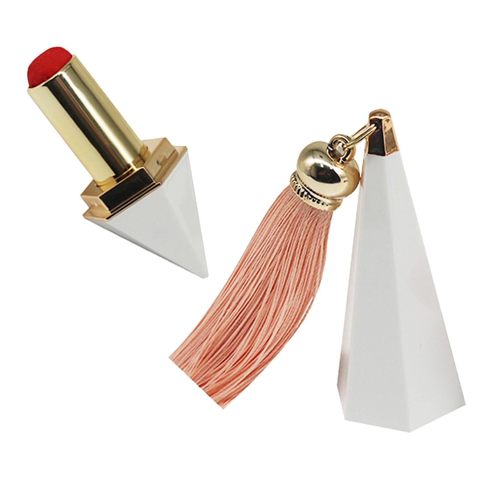 Sewing Pincushion Decorative Lipstick Embroidery Pin Cushion Holder White