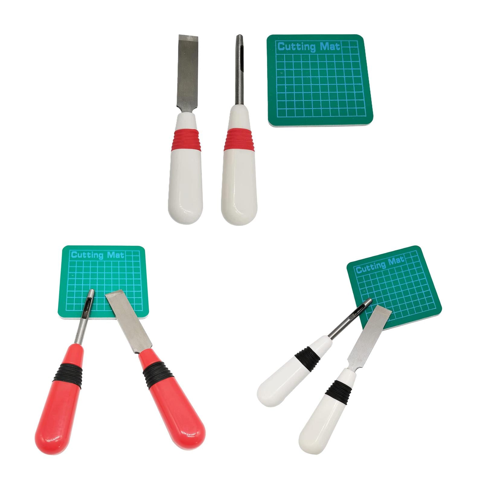 Sewing Buttonhole Cutter Eyehole Cutting Tools Keyhole Puncher Red