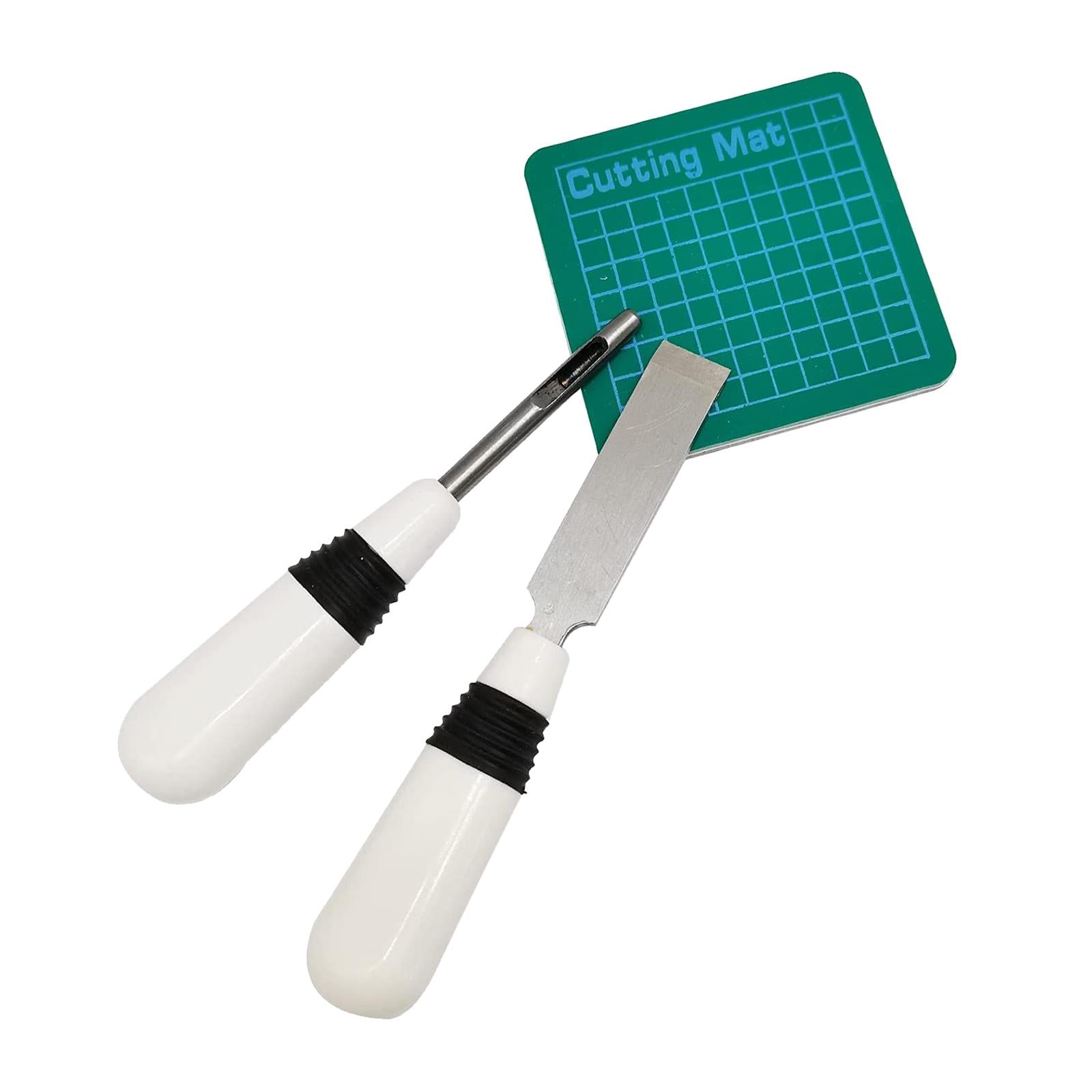 Sewing Buttonhole Cutter Eyehole Cutting Tools Keyhole Puncher White Black