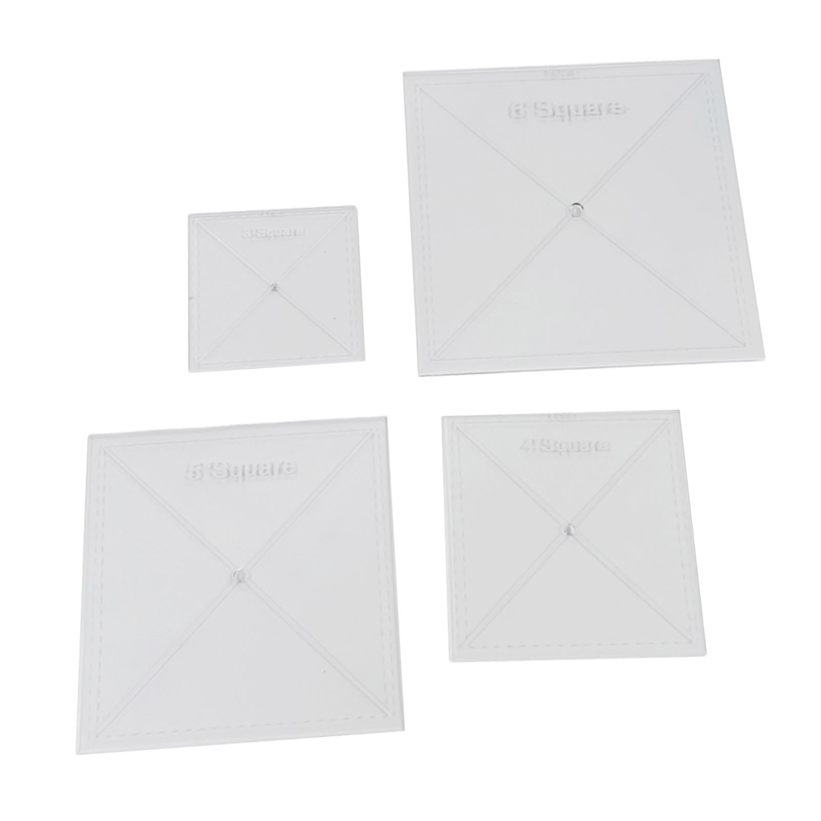 Quilting Embroidery Templates Home Reusable Hand Machine Quilting Patchwork Square