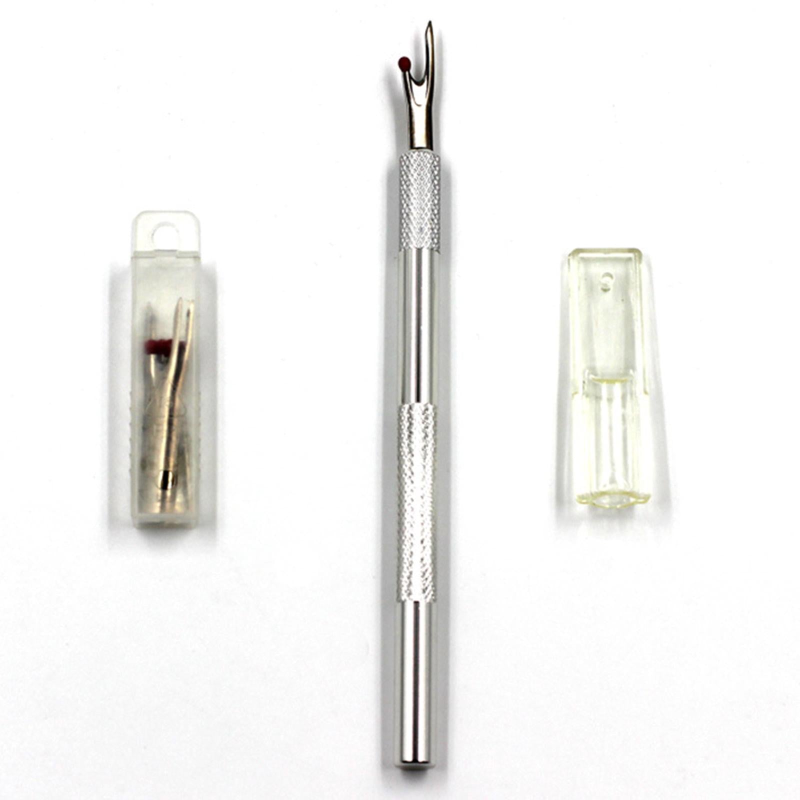 Handy Seam Ripper Hem Unpicker w/ Replacement Blades Hand Tool Crochet